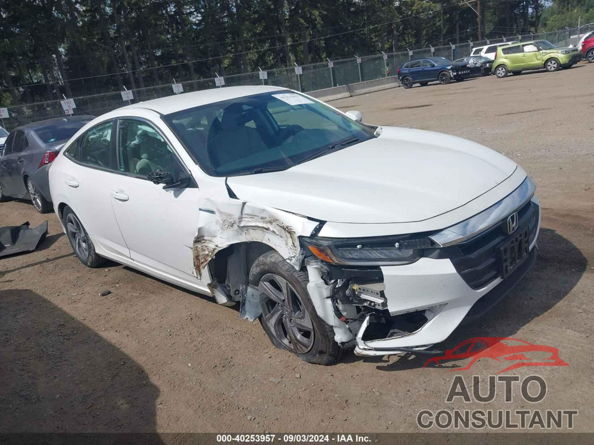 HONDA INSIGHT 2019 - 19XZE4F59KE026979