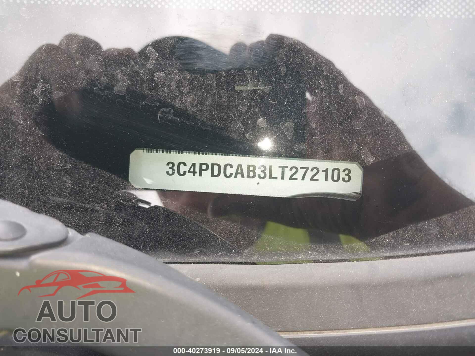 DODGE JOURNEY 2020 - 3C4PDCAB3LT272103