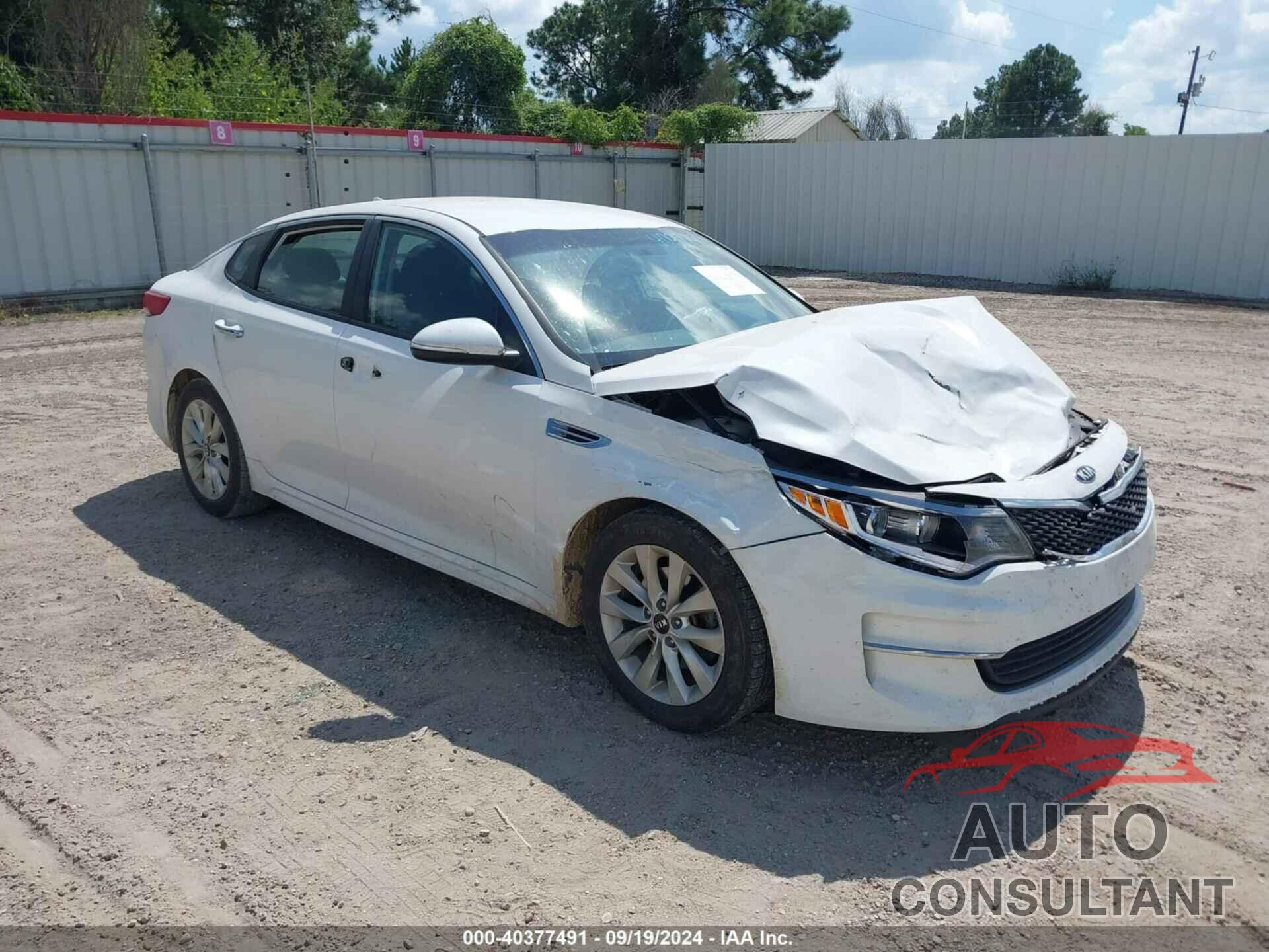 KIA OPTIMA 2016 - 5XXGT4L32GG009309