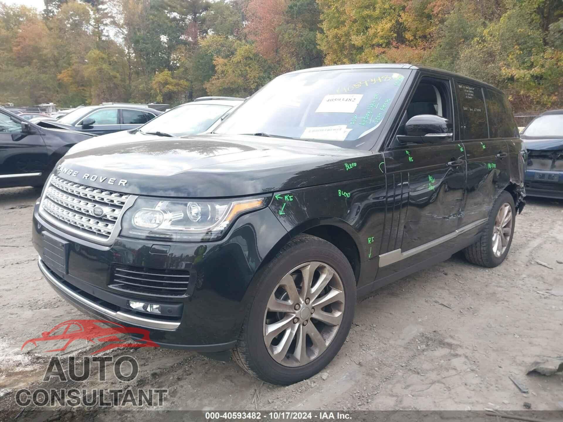 LAND ROVER RANGE ROVER 2016 - SALGS2KF5GA293879