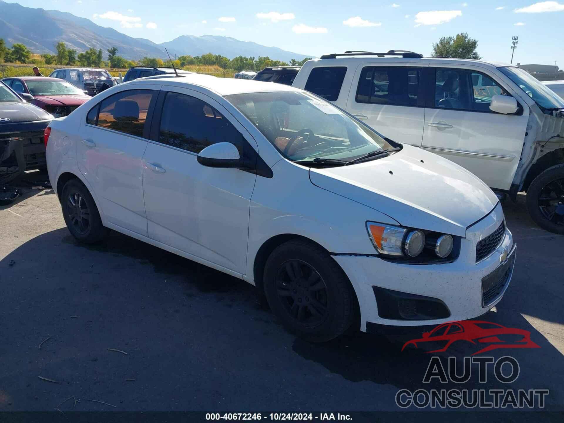 CHEVROLET SONIC 2012 - 1G1JD5SBXC4190772