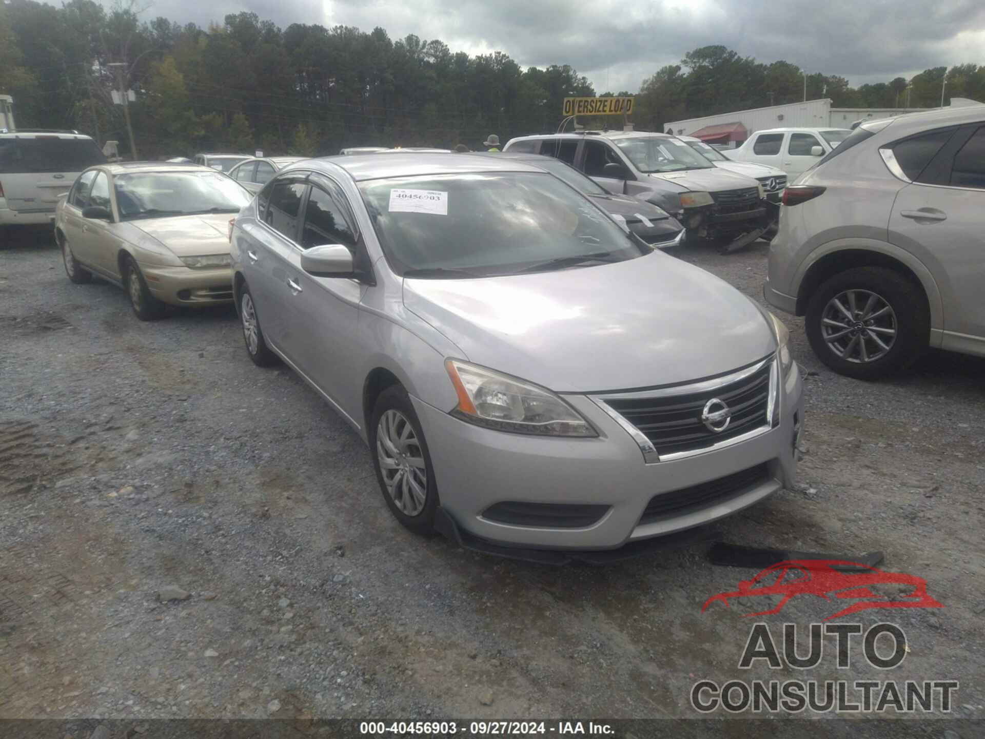 NISSAN SENTRA 2013 - 1N4AB7AP5DN908686