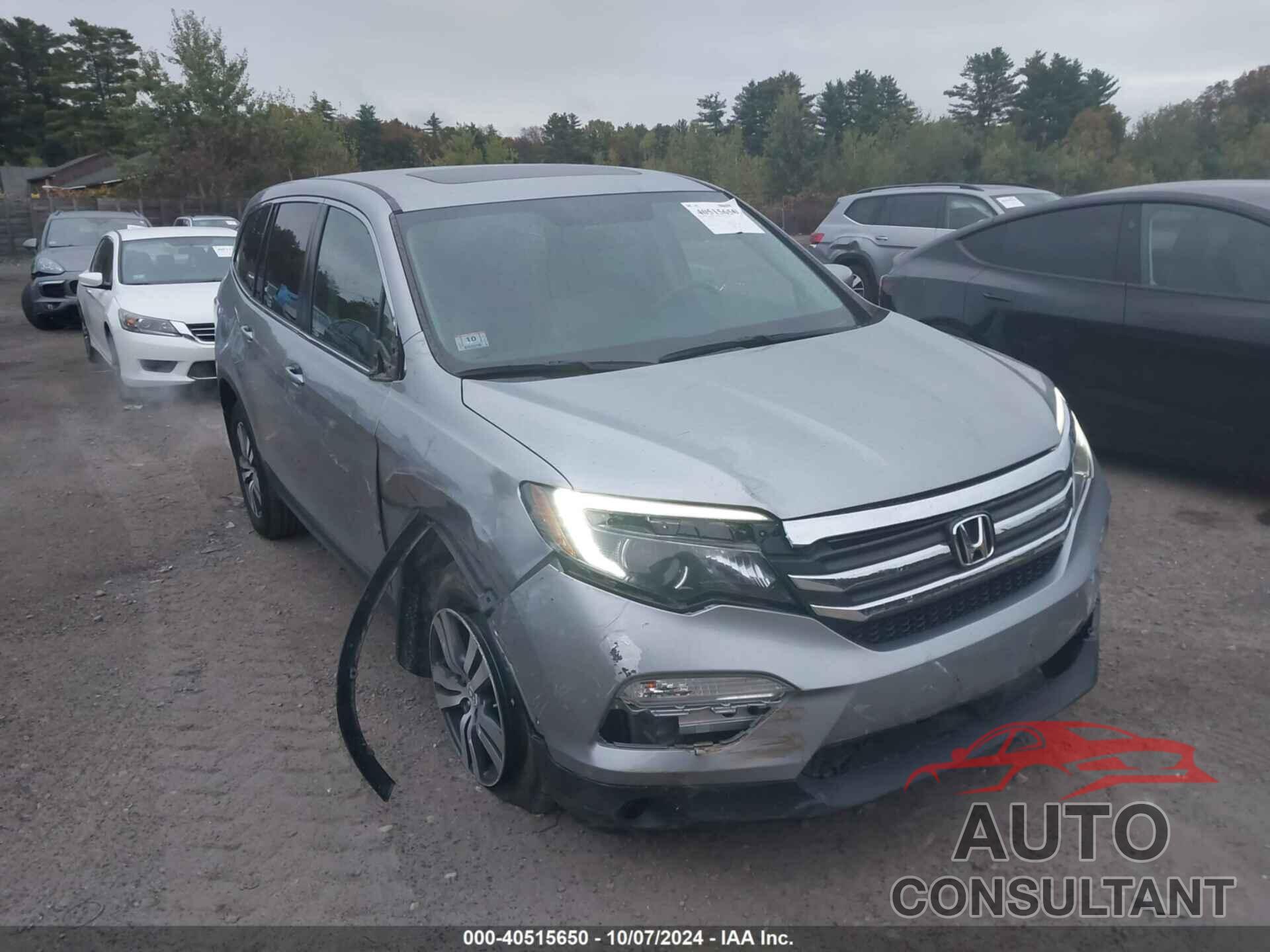 HONDA PILOT 2016 - 5FNYF6H51GB107591