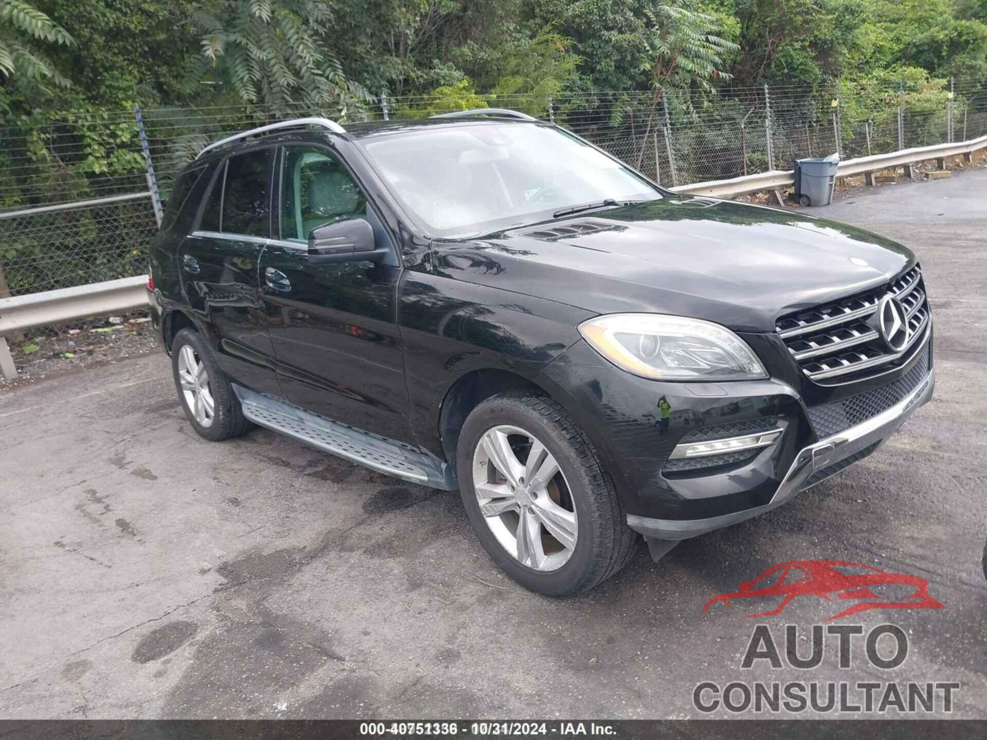 MERCEDES-BENZ ML 350 2013 - 4JGDA5JB4DA134131