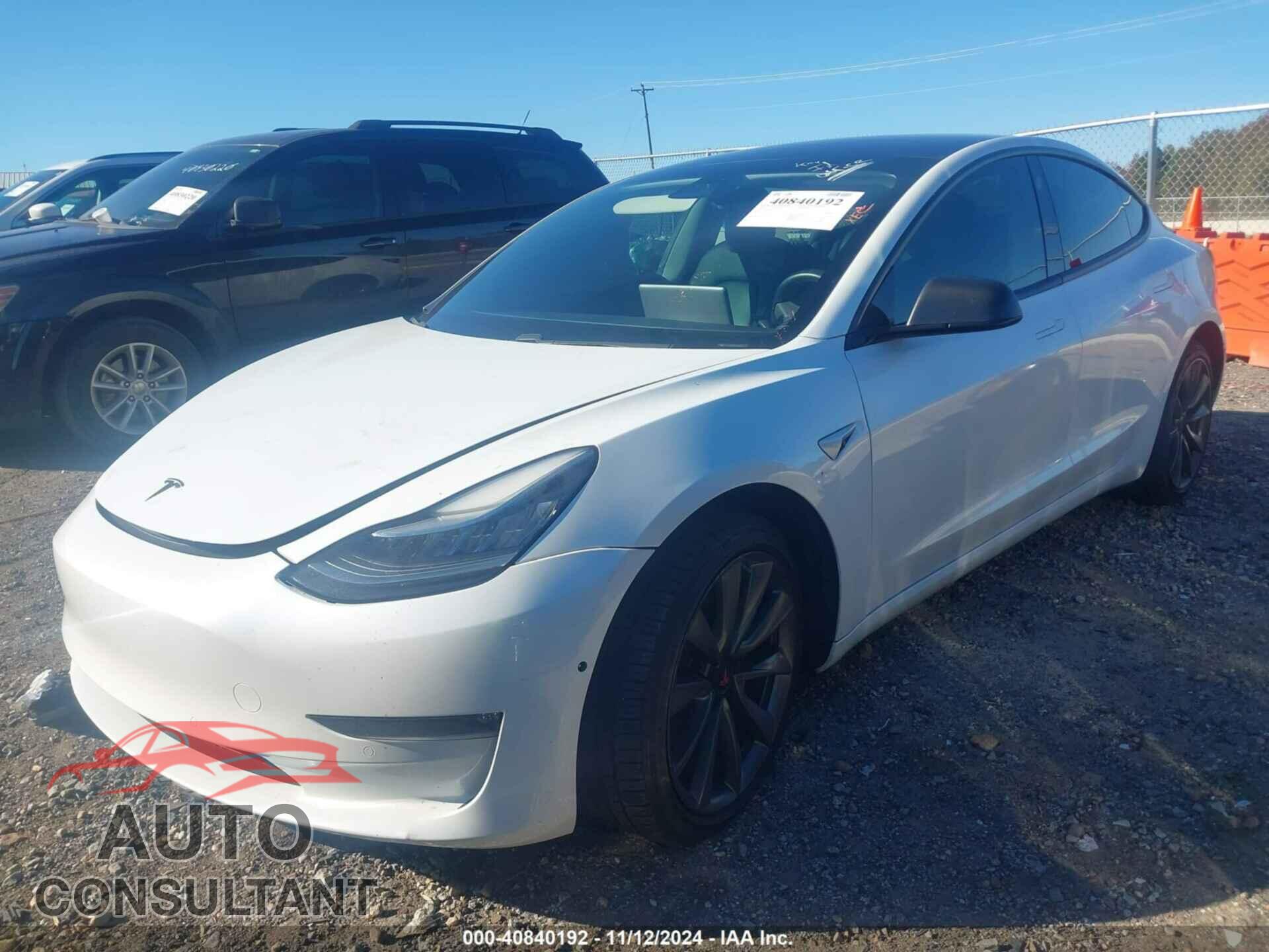 TESLA MODEL 3 2018 - 5YJ3E1EB8JF185822