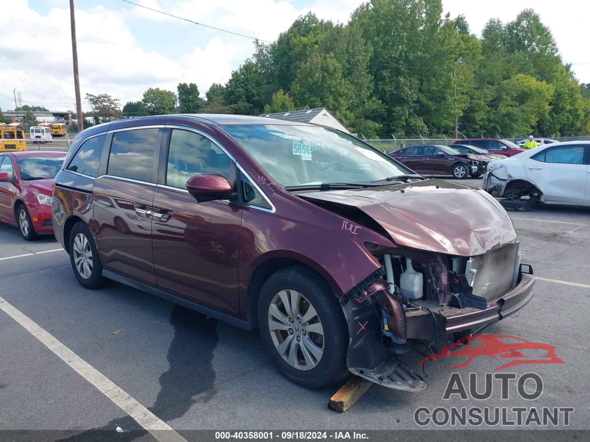 HONDA ODYSSEY 2016 - 5FNRL5H48GB141977