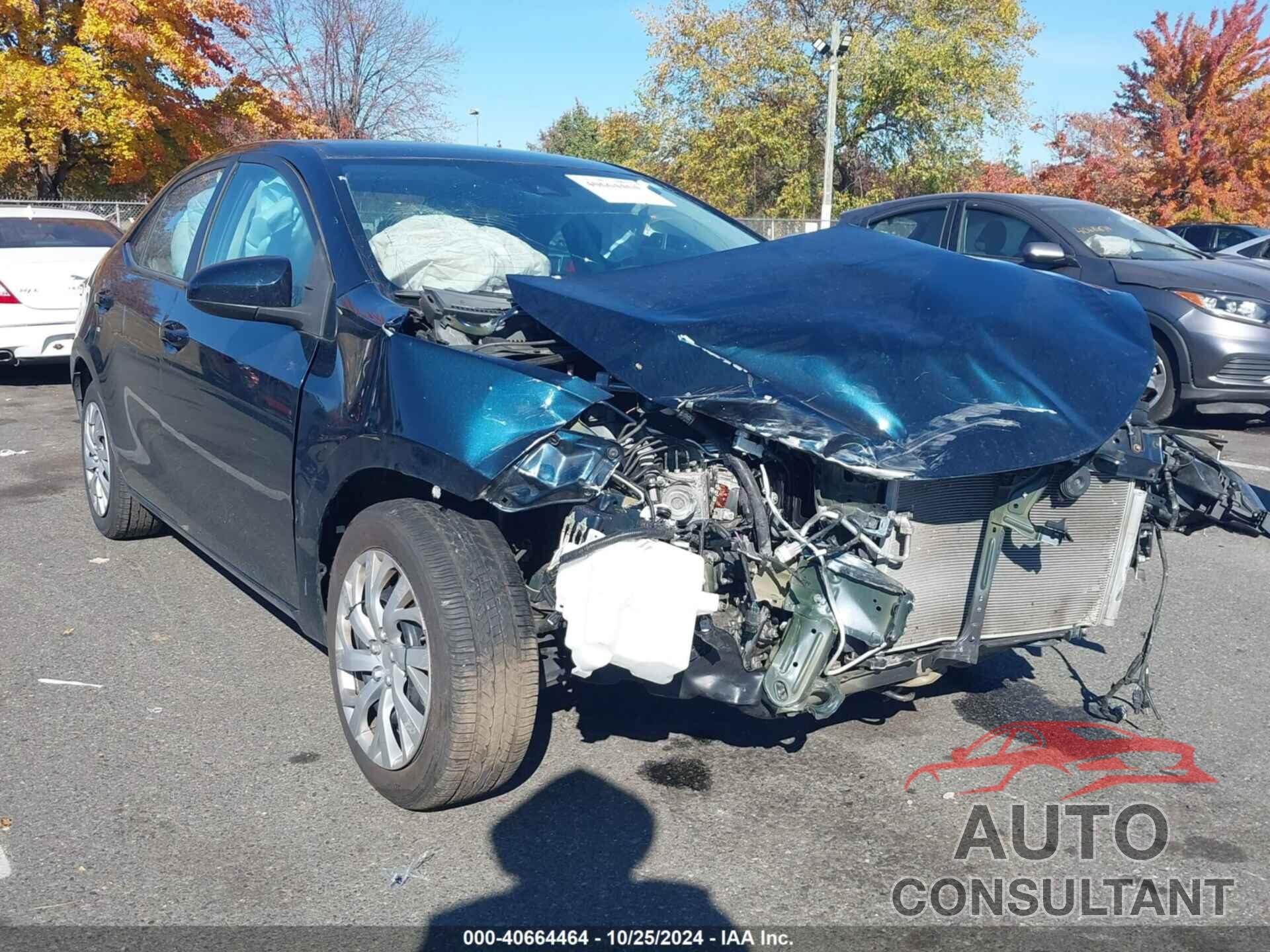 TOYOTA COROLLA 2018 - 2T1BURHE2JC041626