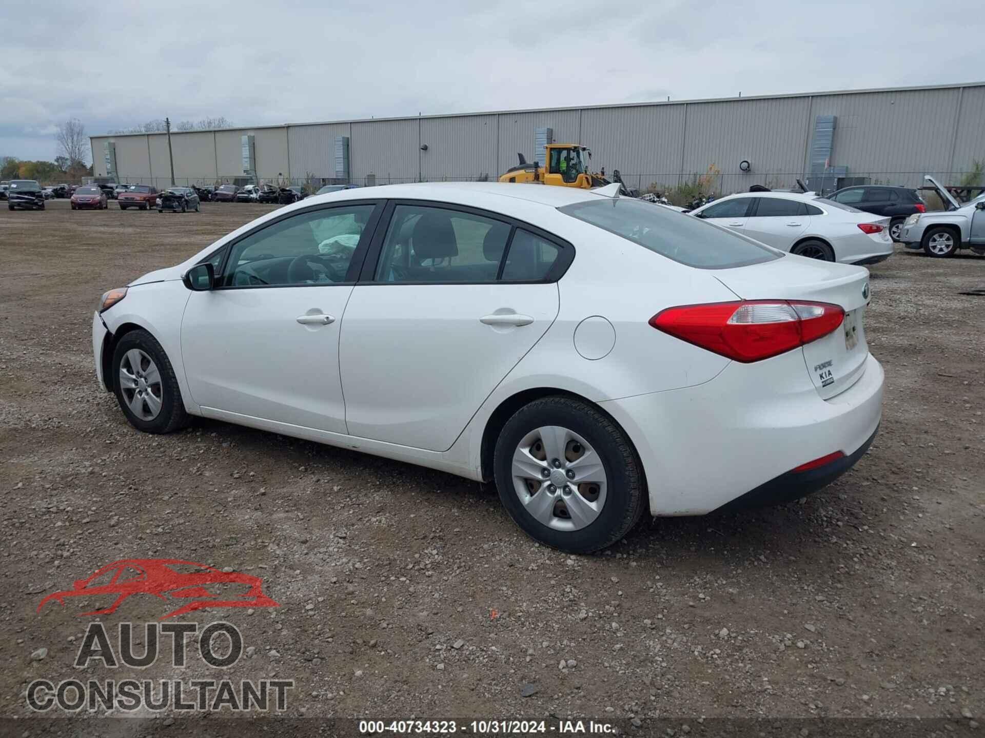 KIA FORTE 2015 - KNAFX4A69F5400566