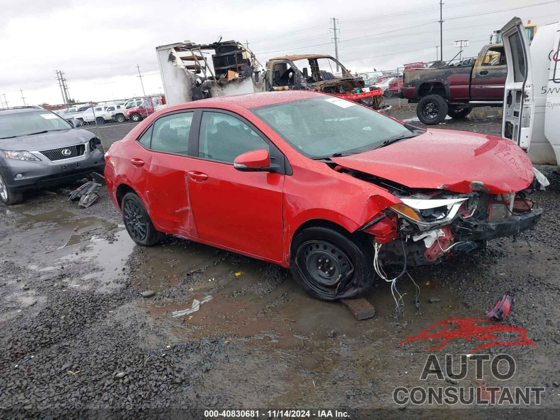 TOYOTA COROLLA 2015 - 5YFBURHE9FP309983