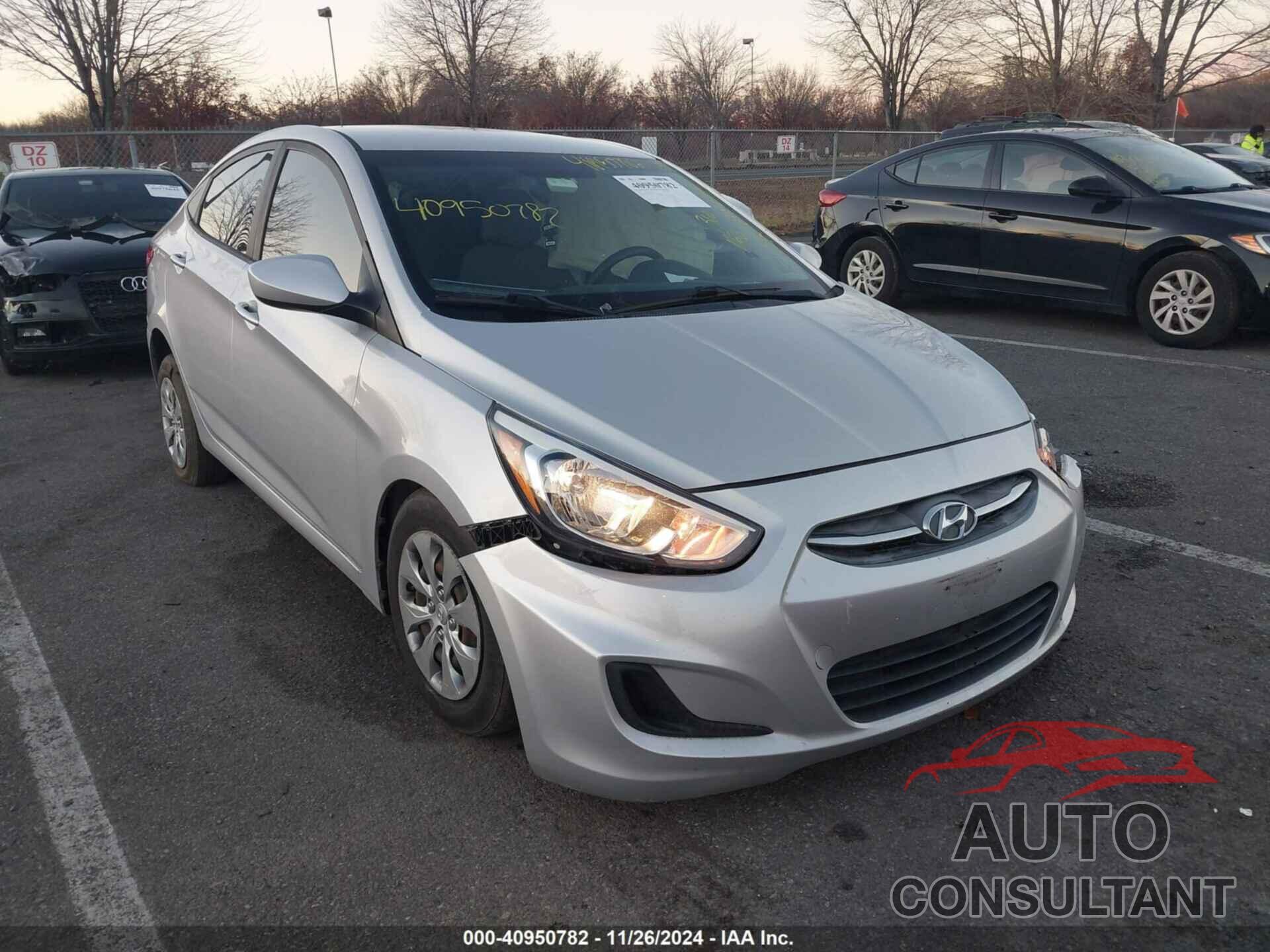 HYUNDAI ACCENT 2017 - KMHCT4AE5HU350942