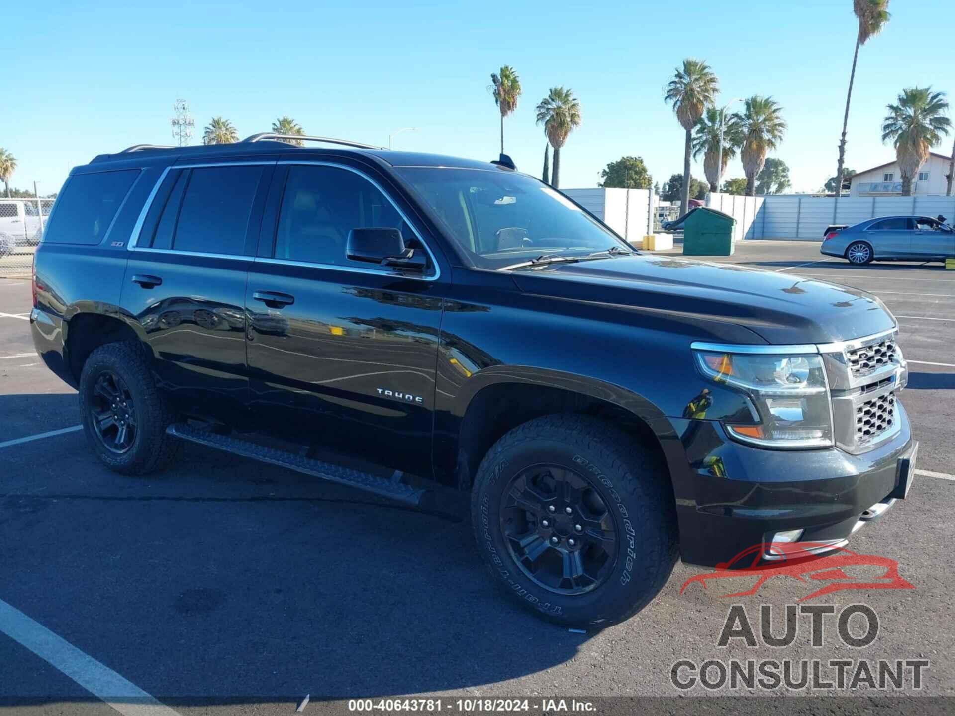 CHEVROLET TAHOE 2019 - 1GNSKBKC4KR330980