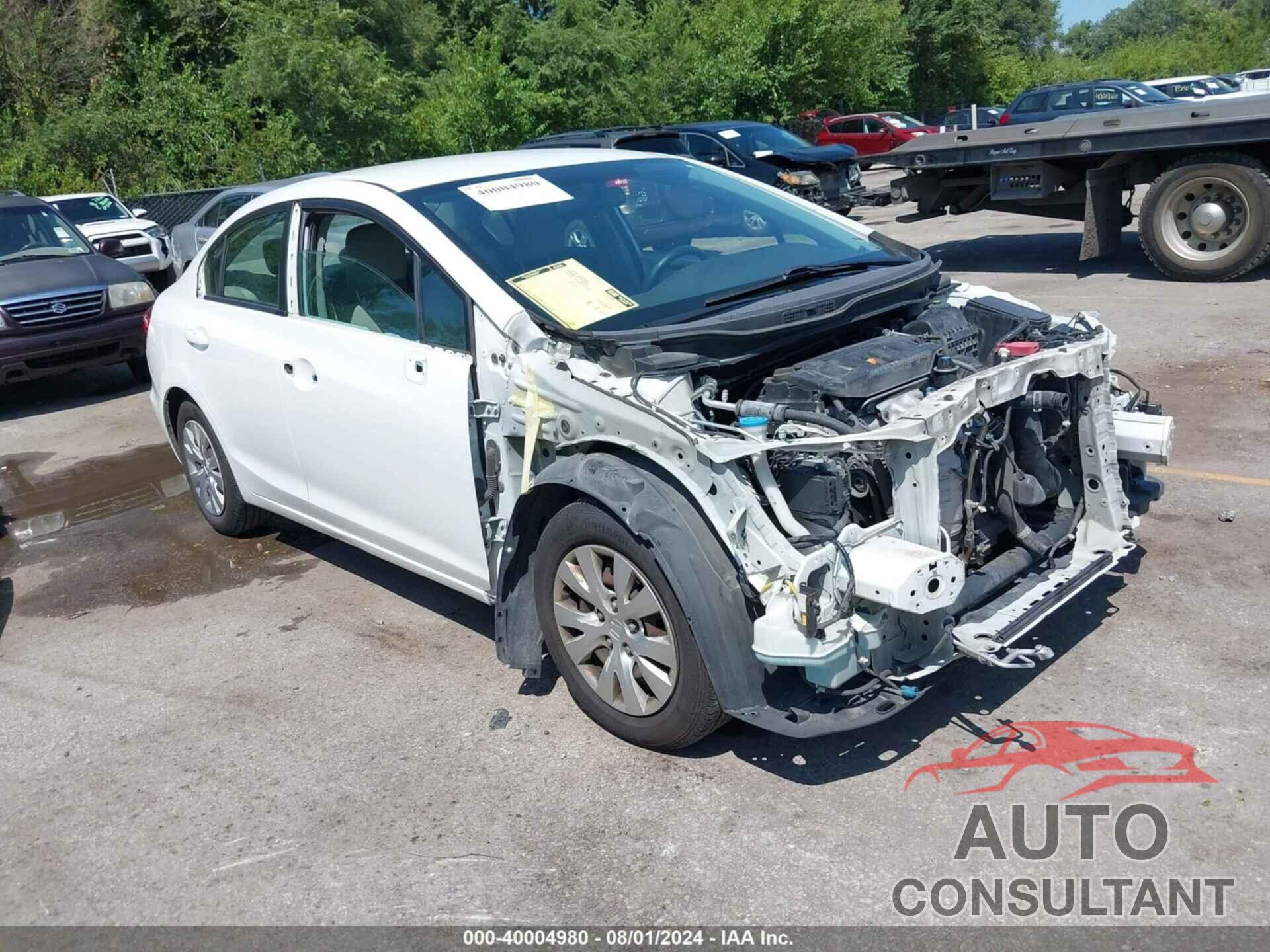 HONDA CIVIC 2012 - 19XFB2F57CE054488