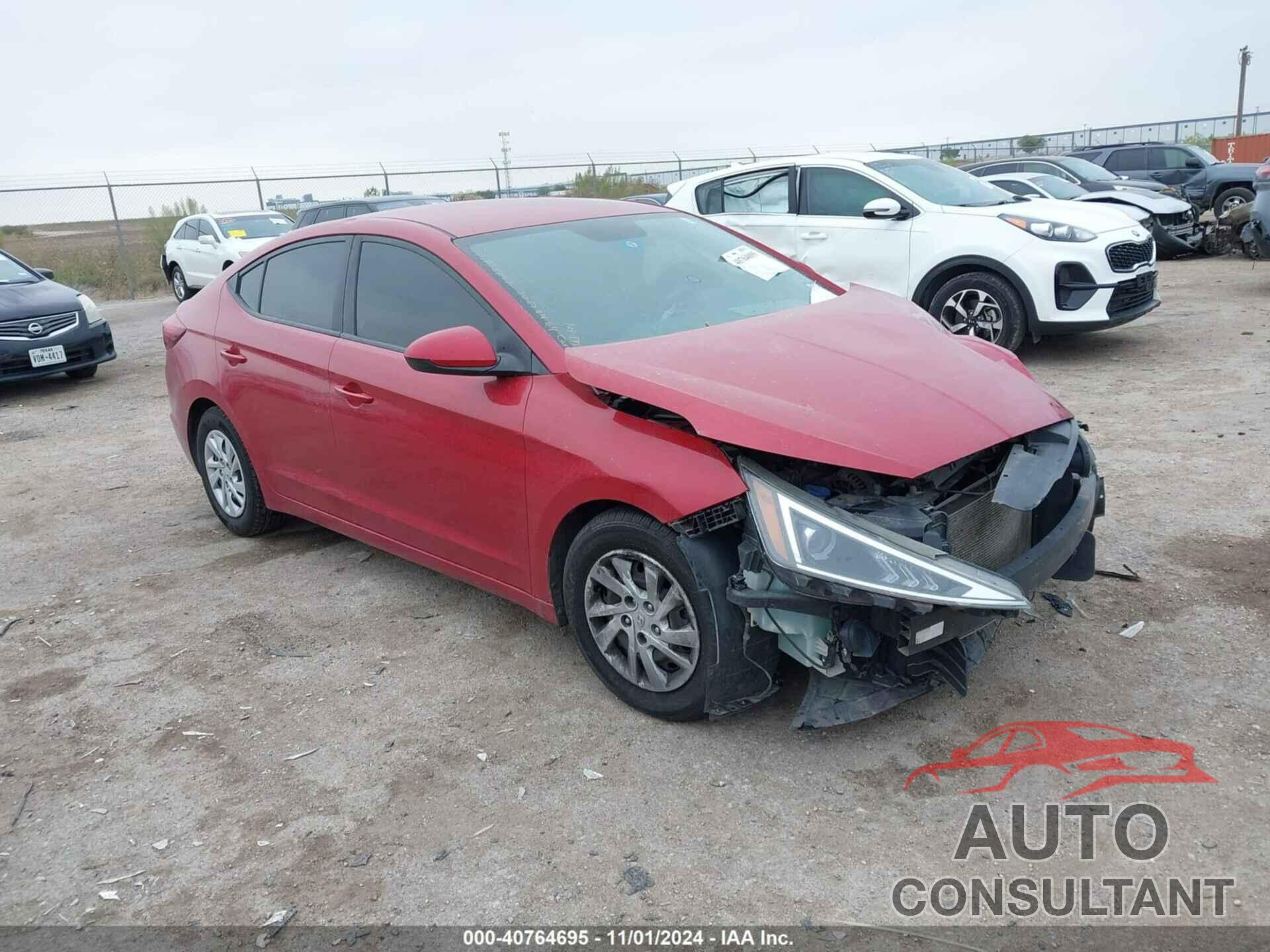 HYUNDAI ELANTRA 2019 - 5NPD74LF9KH468321