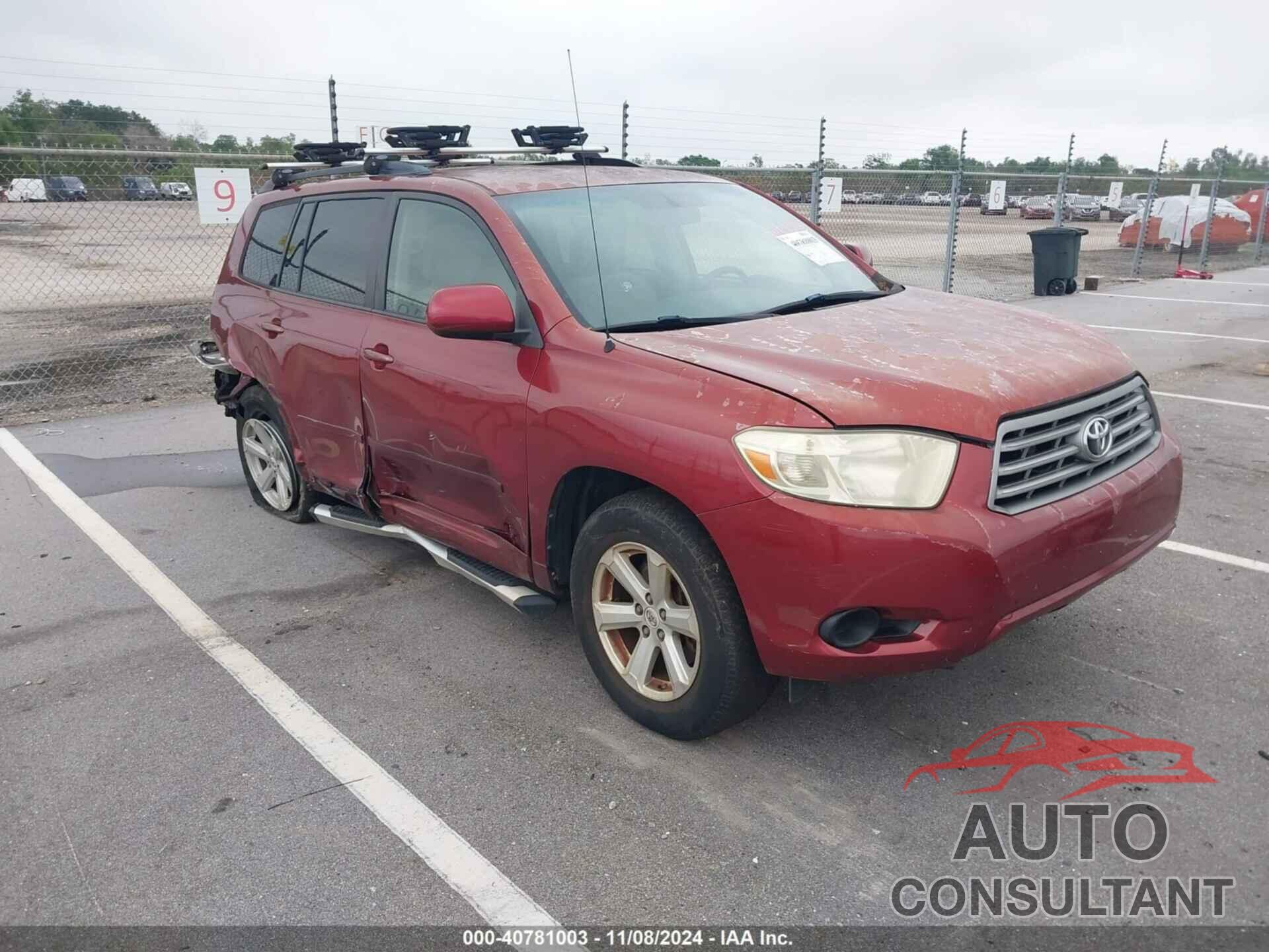 TOYOTA HIGHLANDER 2009 - JTEDS41A592092987