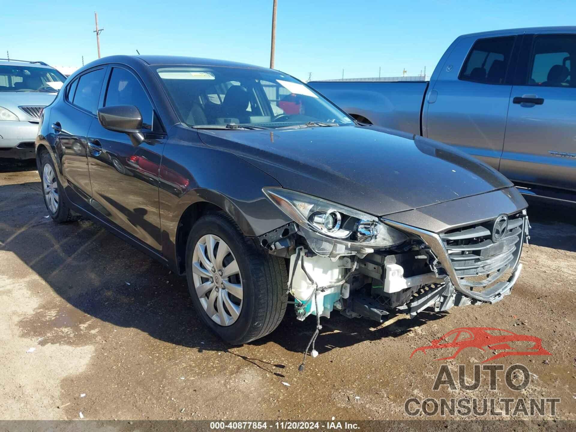 MAZDA MAZDA3 2016 - JM1BM1J79G1301272