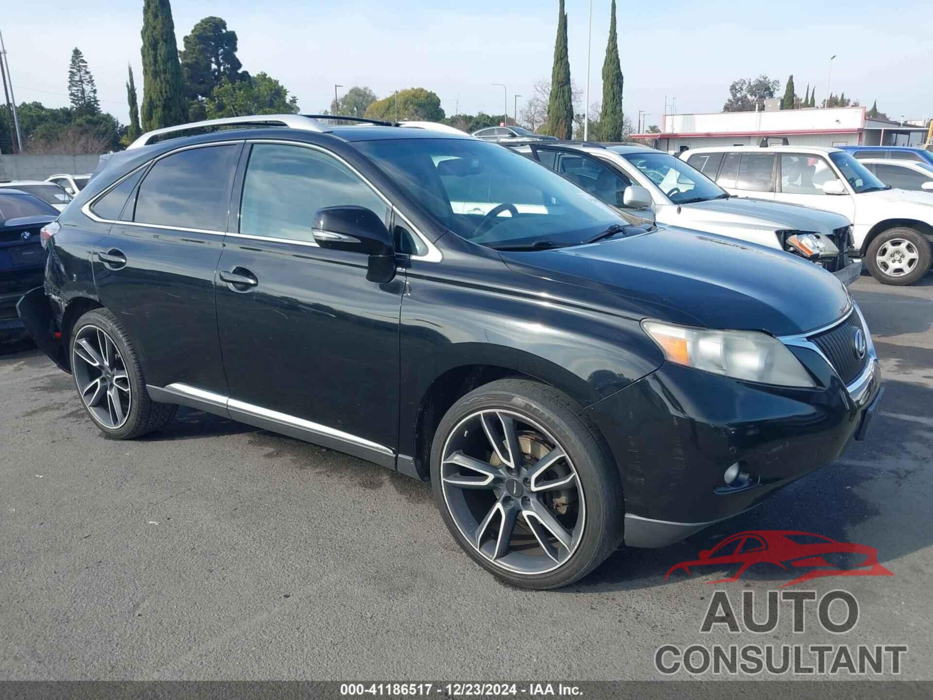 LEXUS RX 350 2010 - 2T2ZK1BA9AC007772