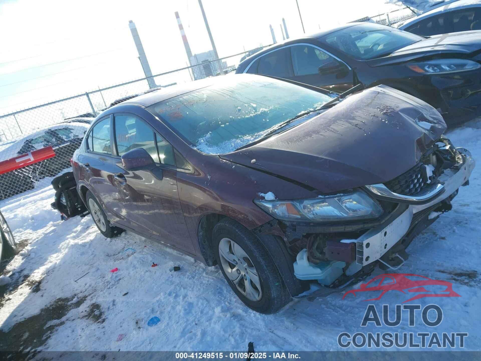 HONDA CIVIC 2013 - 19XFB2F51DE095488