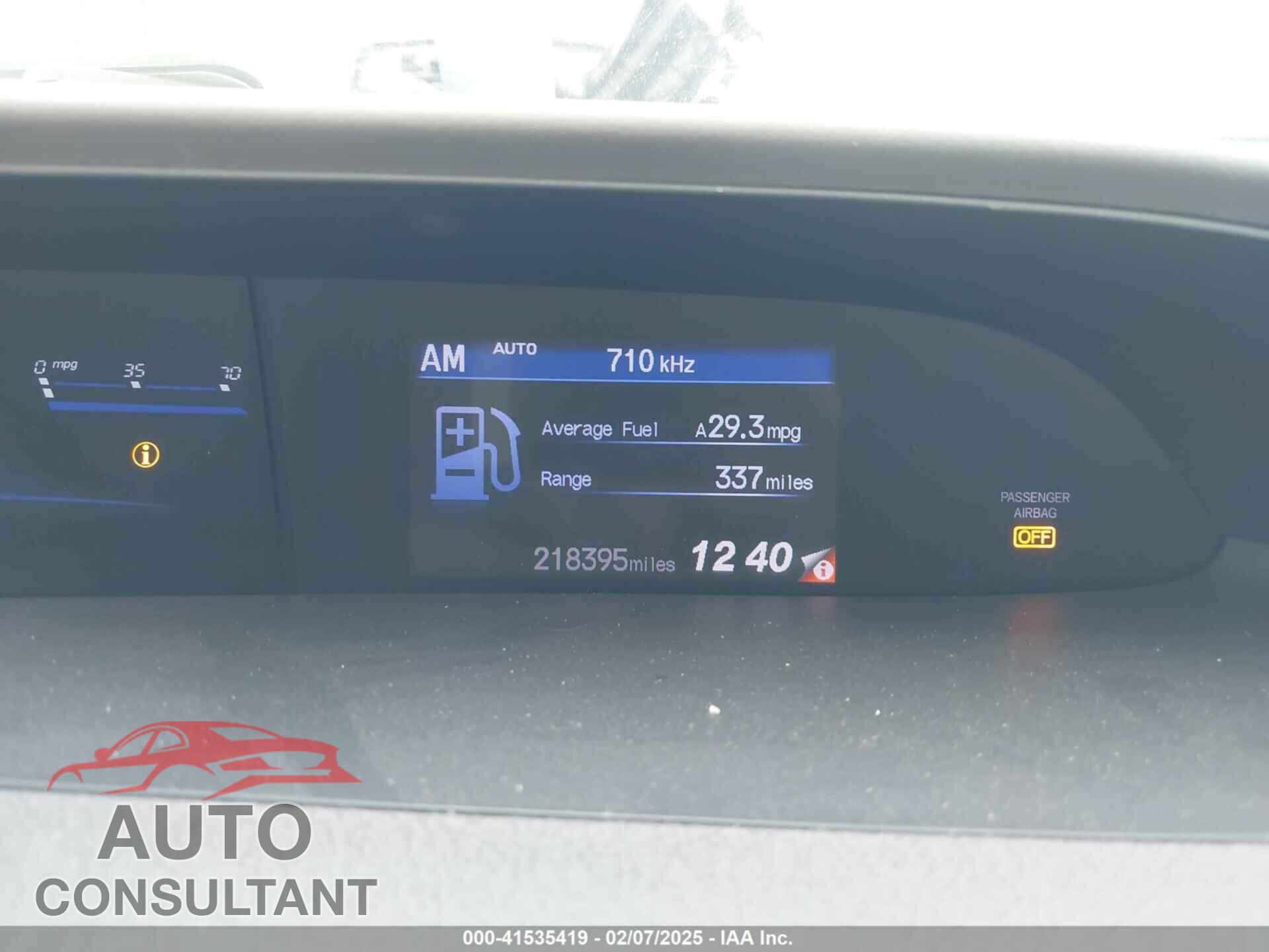 HONDA CIVIC 2012 - JHMFB2F5XCS005376