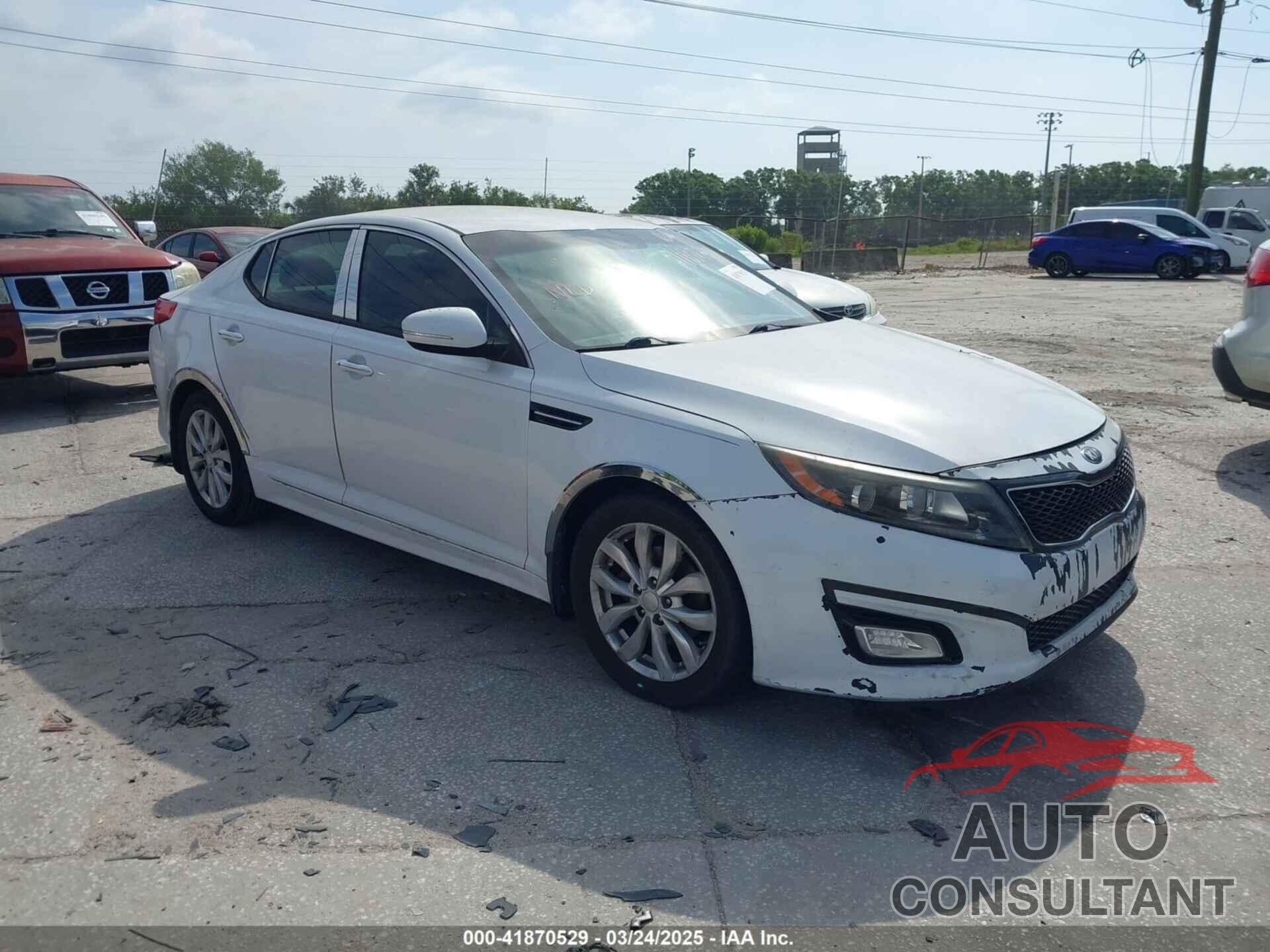 KIA OPTIMA 2015 - 5XXGN4A72FG414486