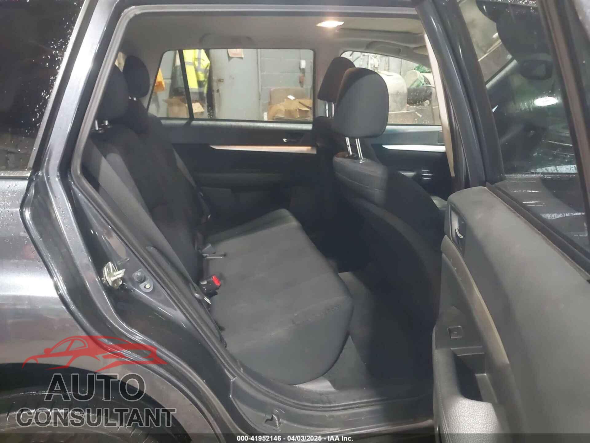SUBARU OUTBACK 2011 - 4S4BRBGC6B3346772