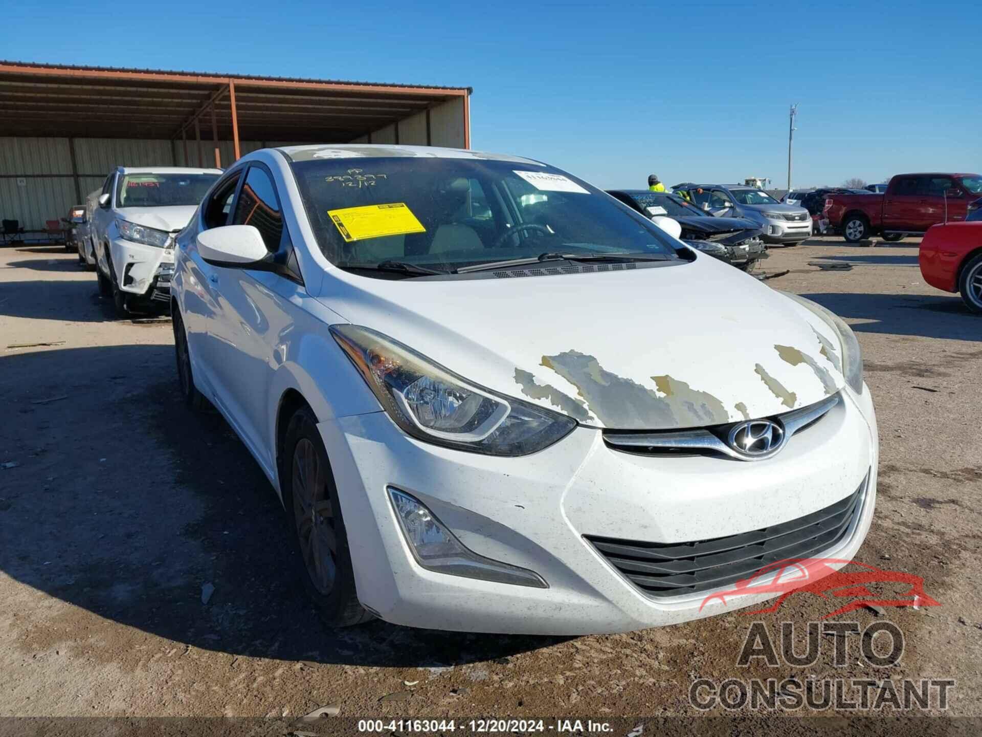 HYUNDAI ELANTRA 2016 - 5NPDH4AEXGH799343