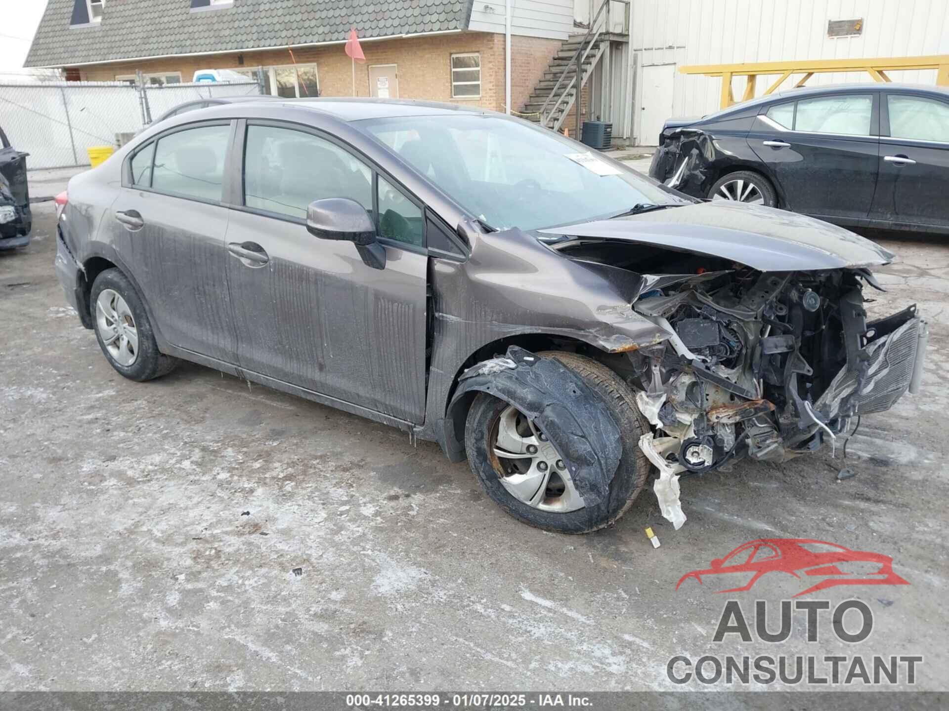 HONDA CIVIC 2013 - 19XFB2F59DE095576