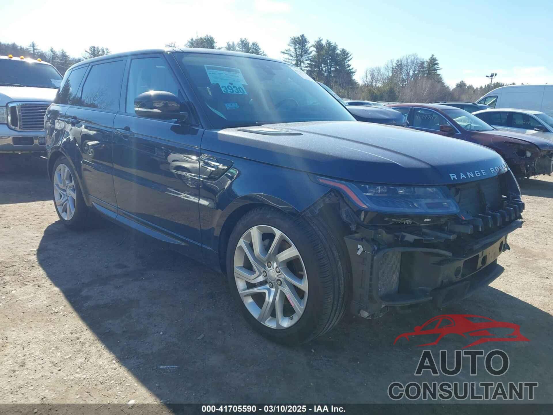 LAND ROVER RANGE ROVER SPORT 2020 - SALWR2SU9LA887018