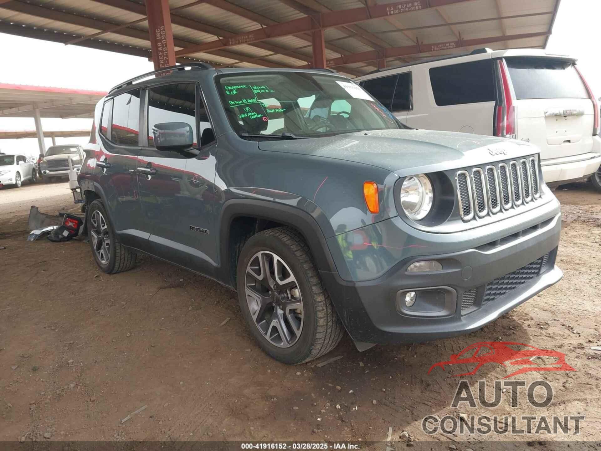 JEEP RENEGADE 2018 - ZACCJABB5JPJ26670