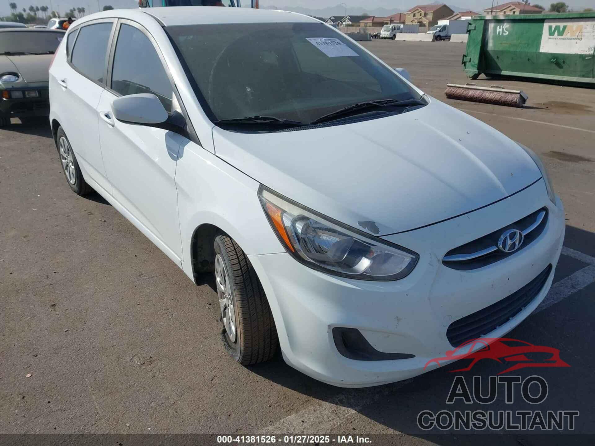 HYUNDAI ACCENT 2017 - KMHCT5AE6HU325246