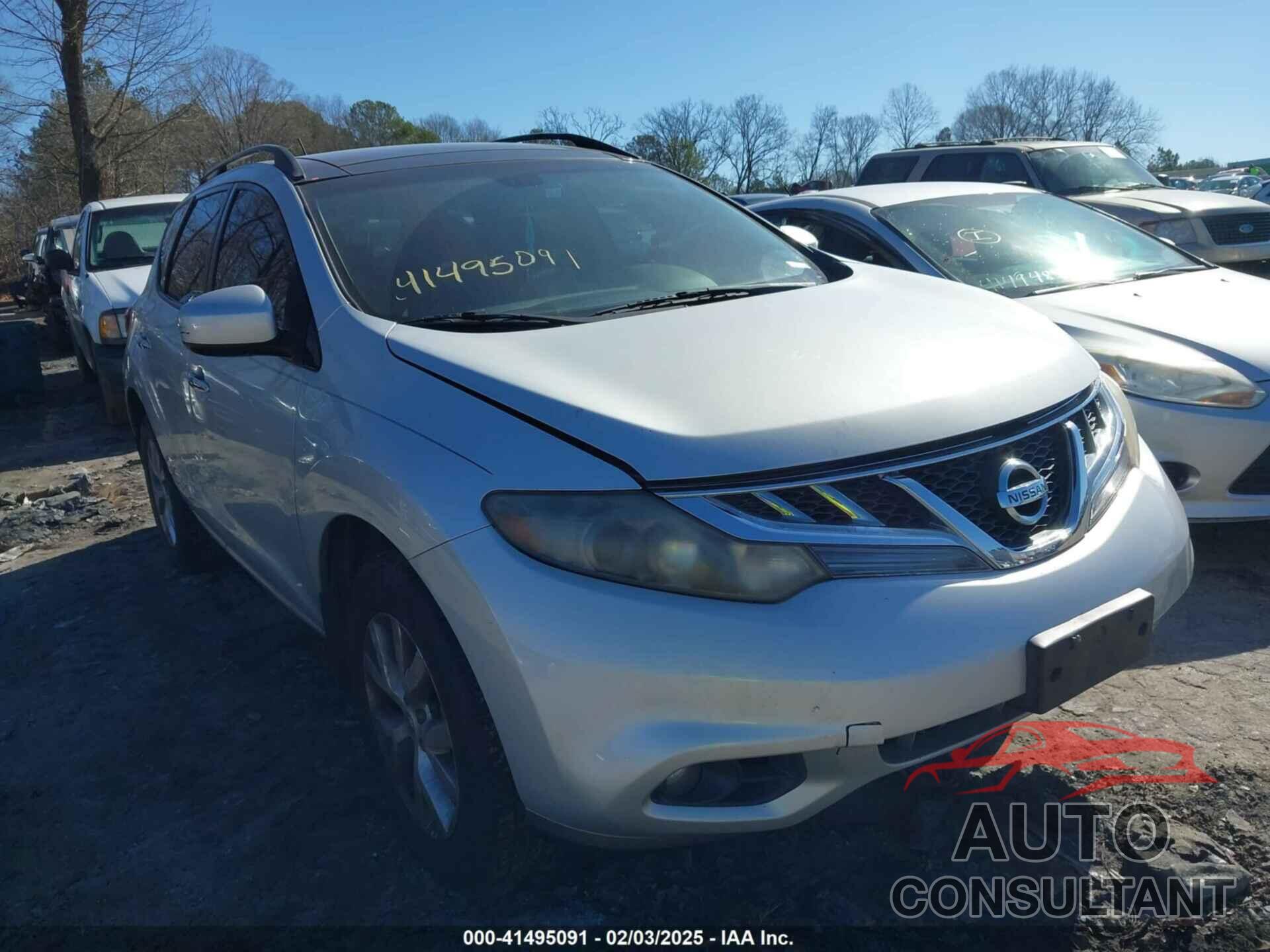 NISSAN MURANO 2011 - JN8AZ1MUXBW050731