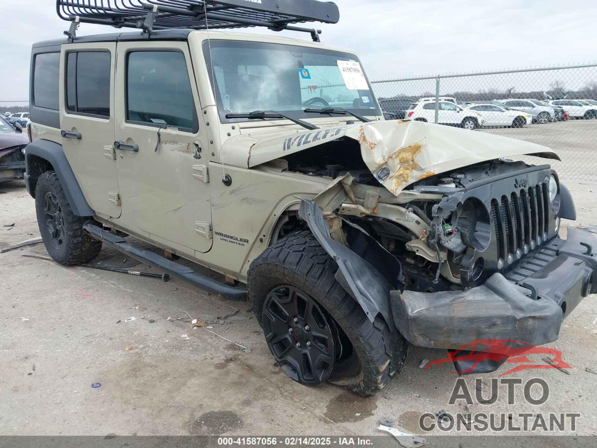 JEEP WRANGLER UNLIMITED 2017 - 1C4BJWDG9HL580004