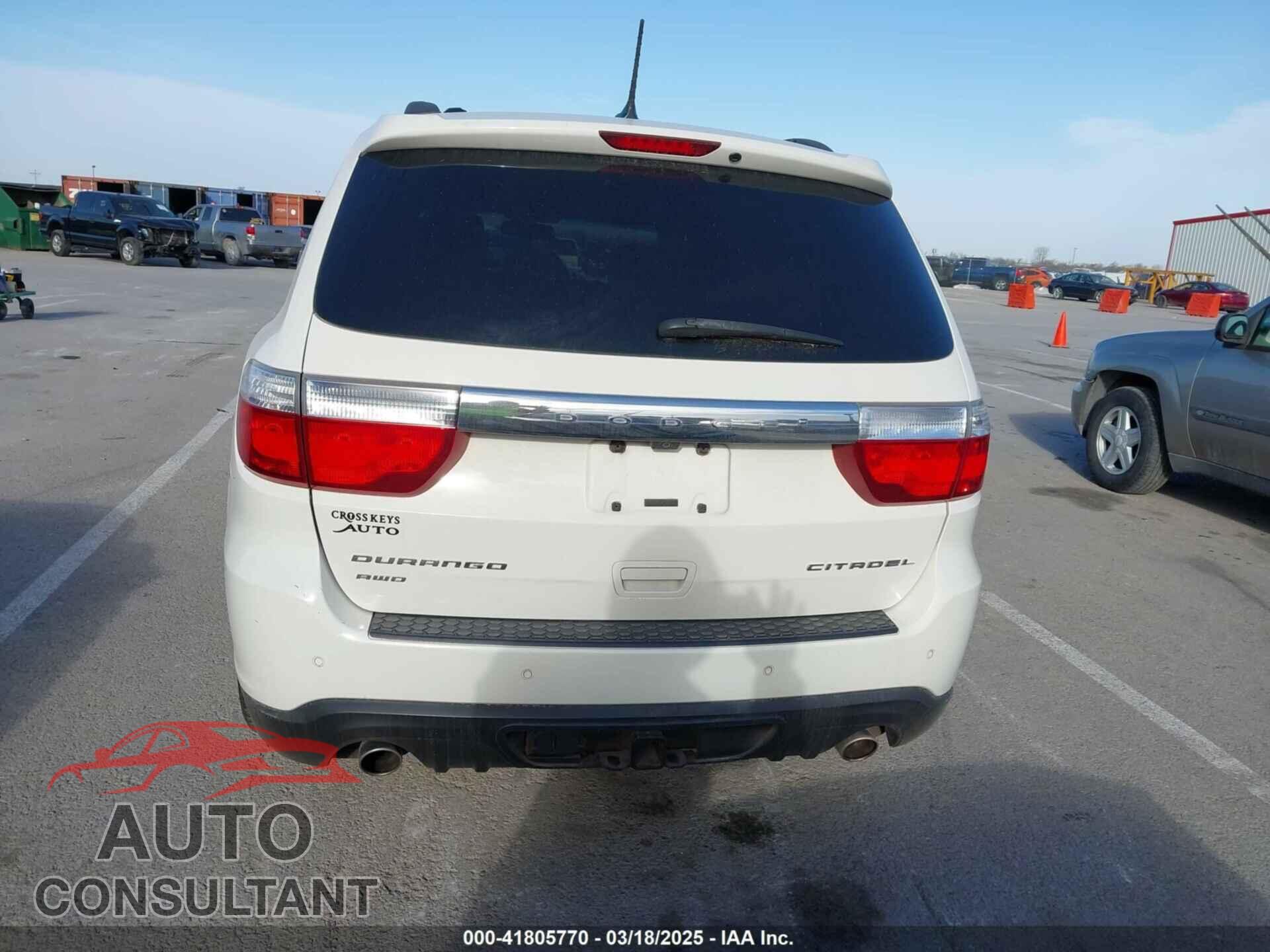 DODGE DURANGO 2011 - 1D4SE5GT0BC686083