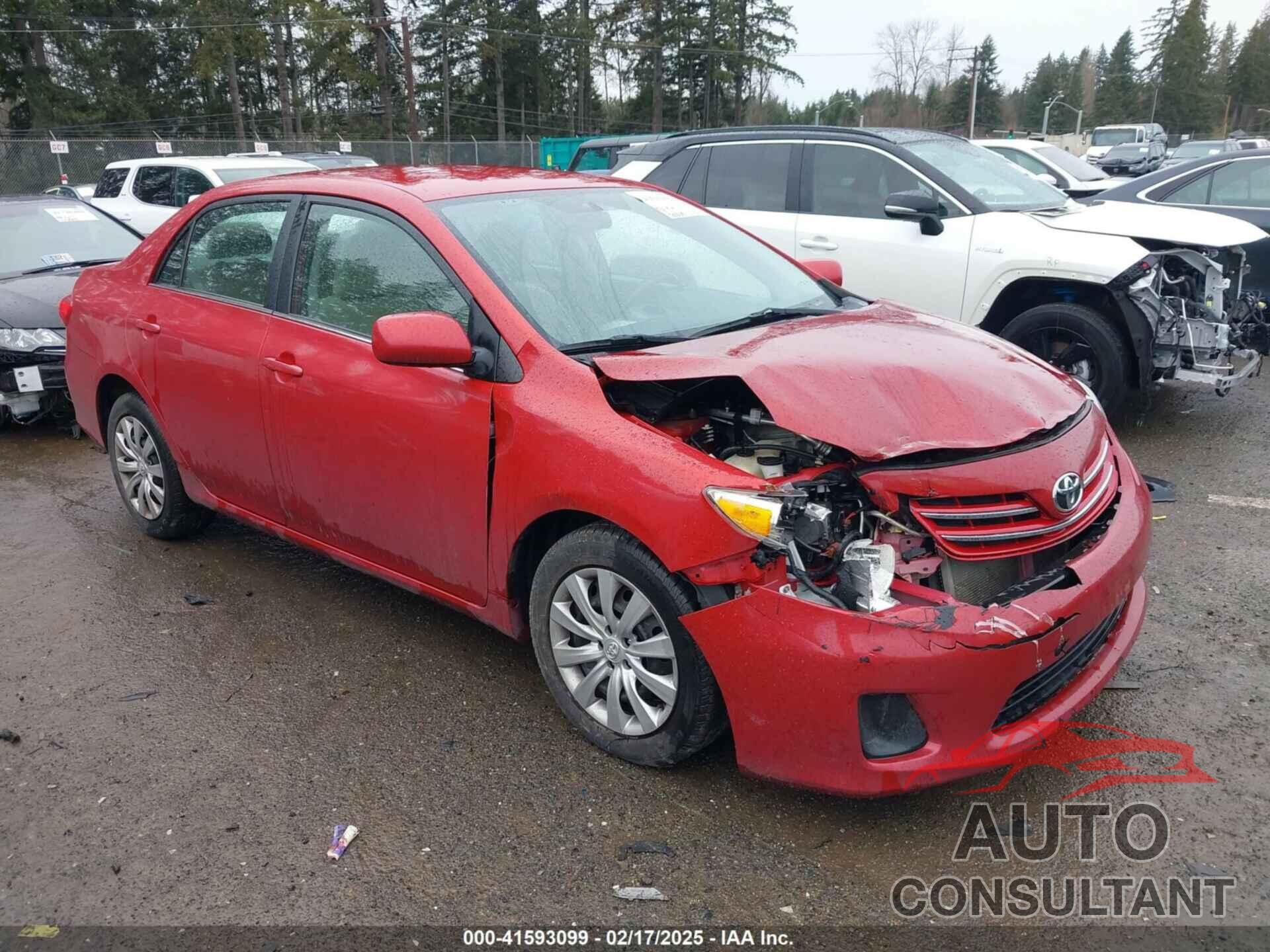 TOYOTA COROLLA 2013 - 5YFBU4EE7DP082572
