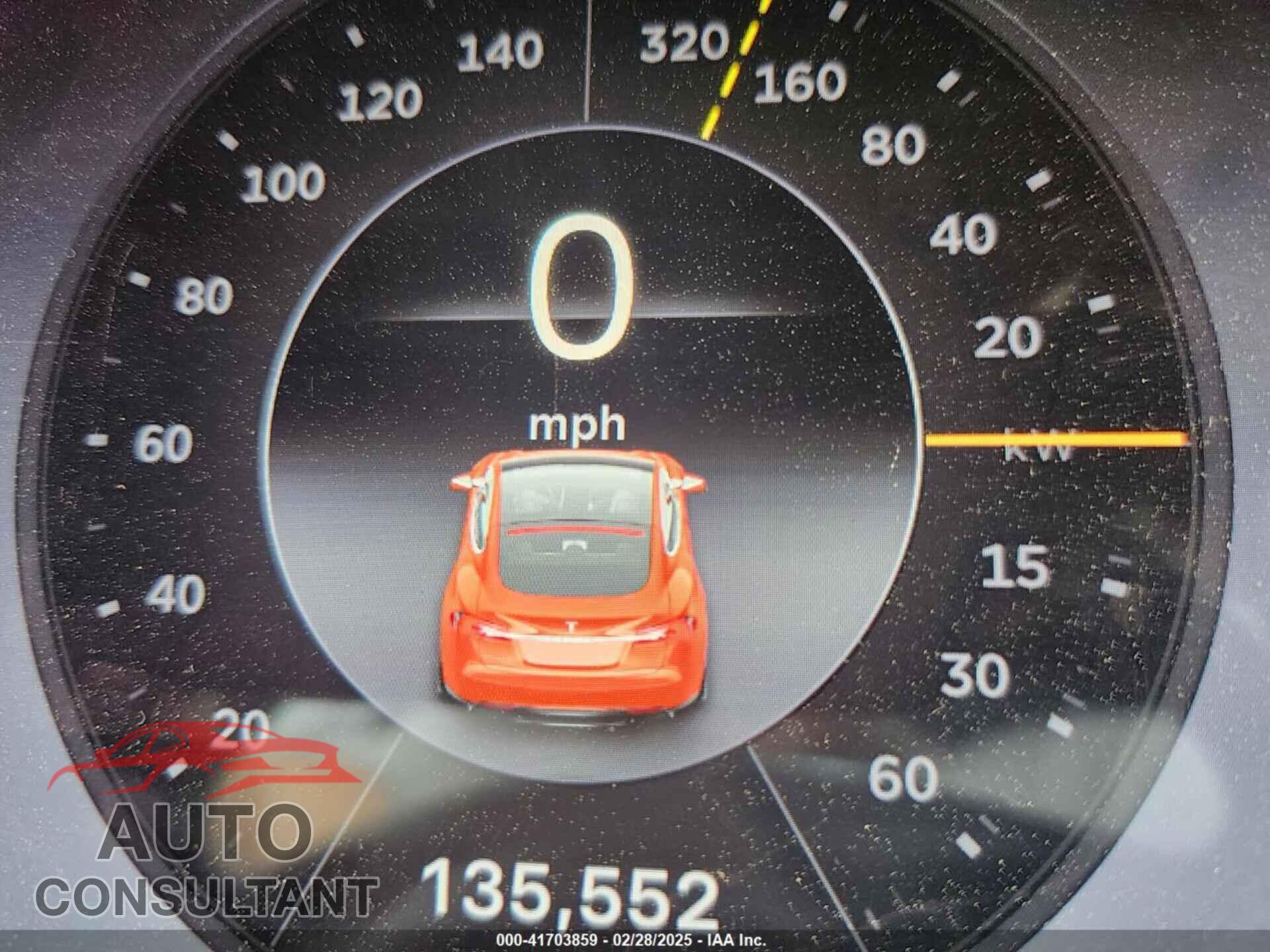 TESLA MODEL S 2013 - 5YJSA1DN6DFP26504
