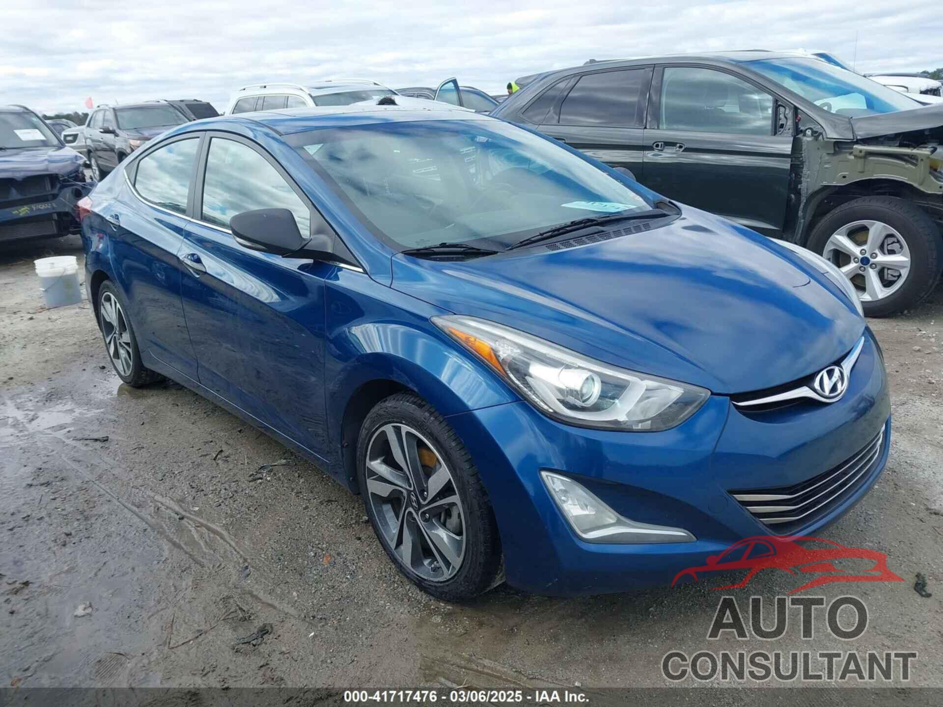 HYUNDAI ELANTRA 2014 - KMHDH4AE0EU057497