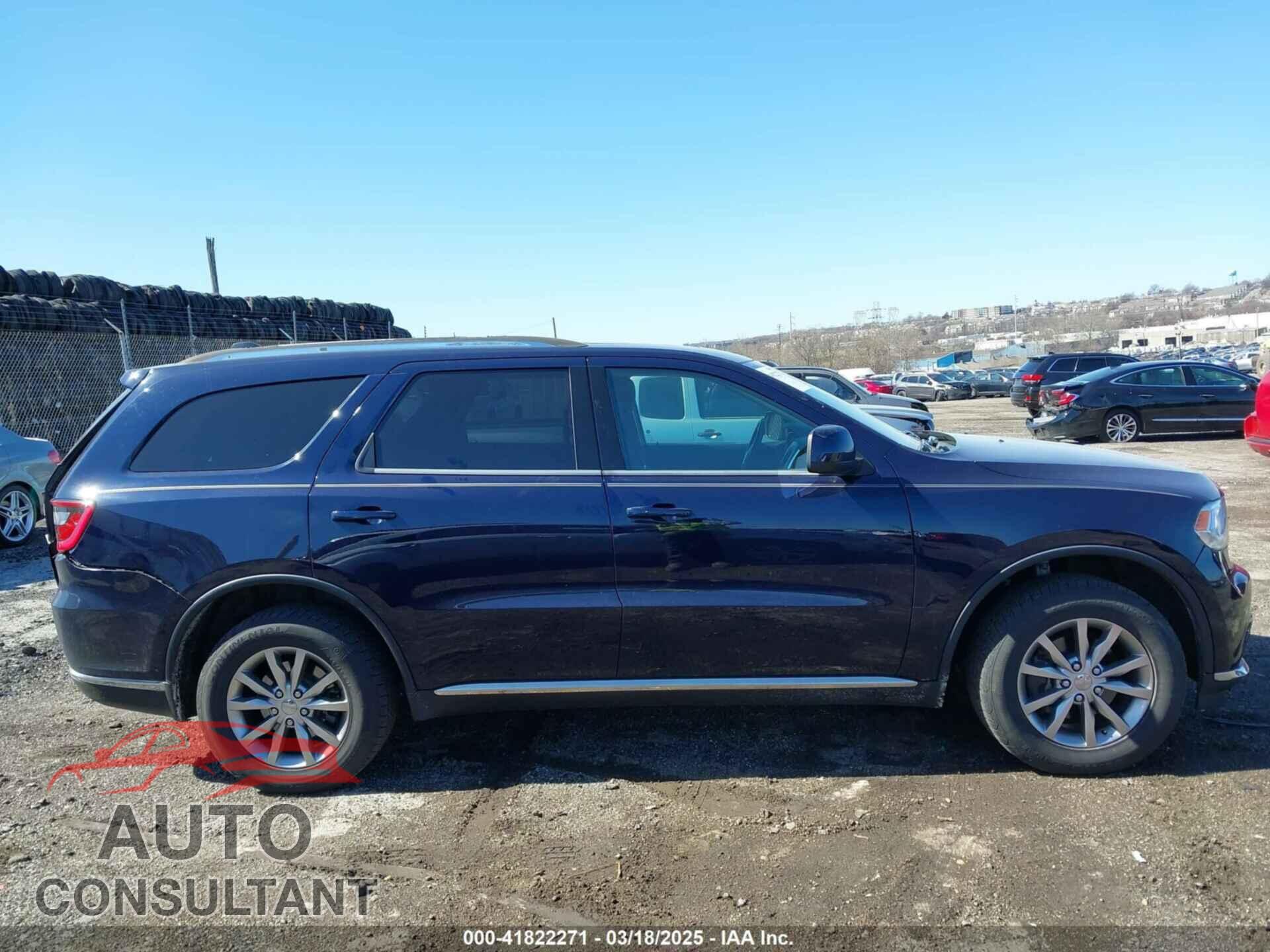 DODGE DURANGO 2018 - 1C4RDJAG3JC111350