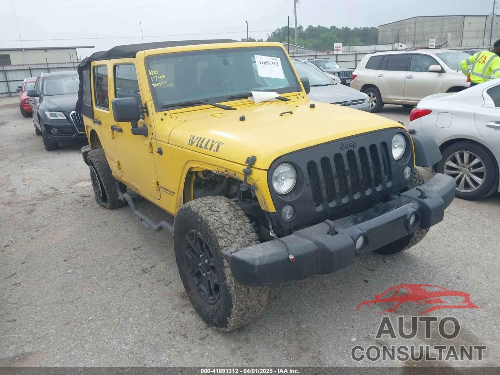 JEEP WRANGLER UNLIMITED 2015 - 1C4BJWDG4FL581994