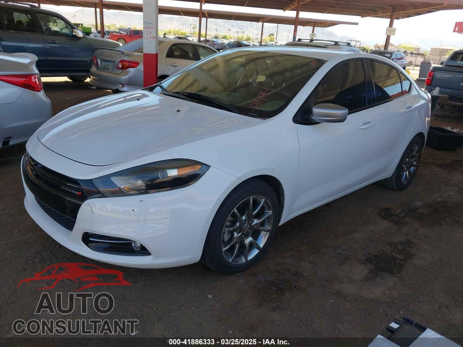 DODGE DART 2015 - 1C3CDFBB7FD141494