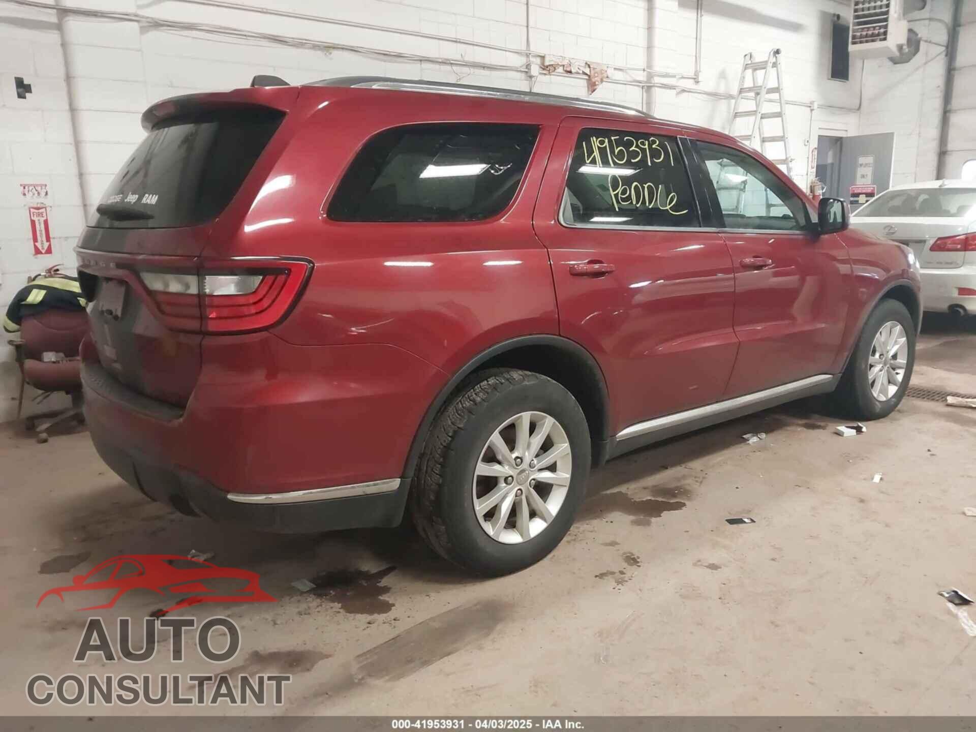 DODGE DURANGO 2014 - 1C4RDJAG4EC576712