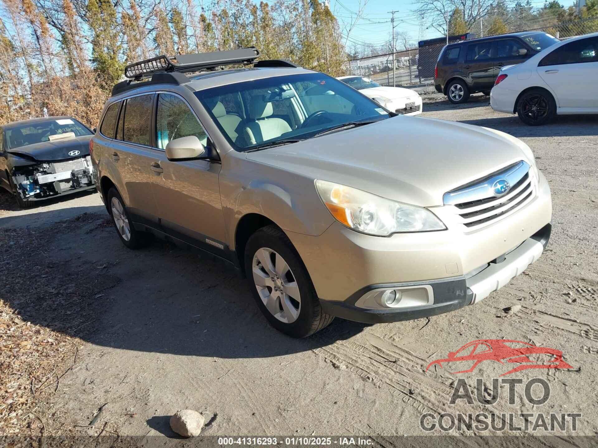 SUBARU OUTBACK 2010 - 4S4BRBKC1A3374470