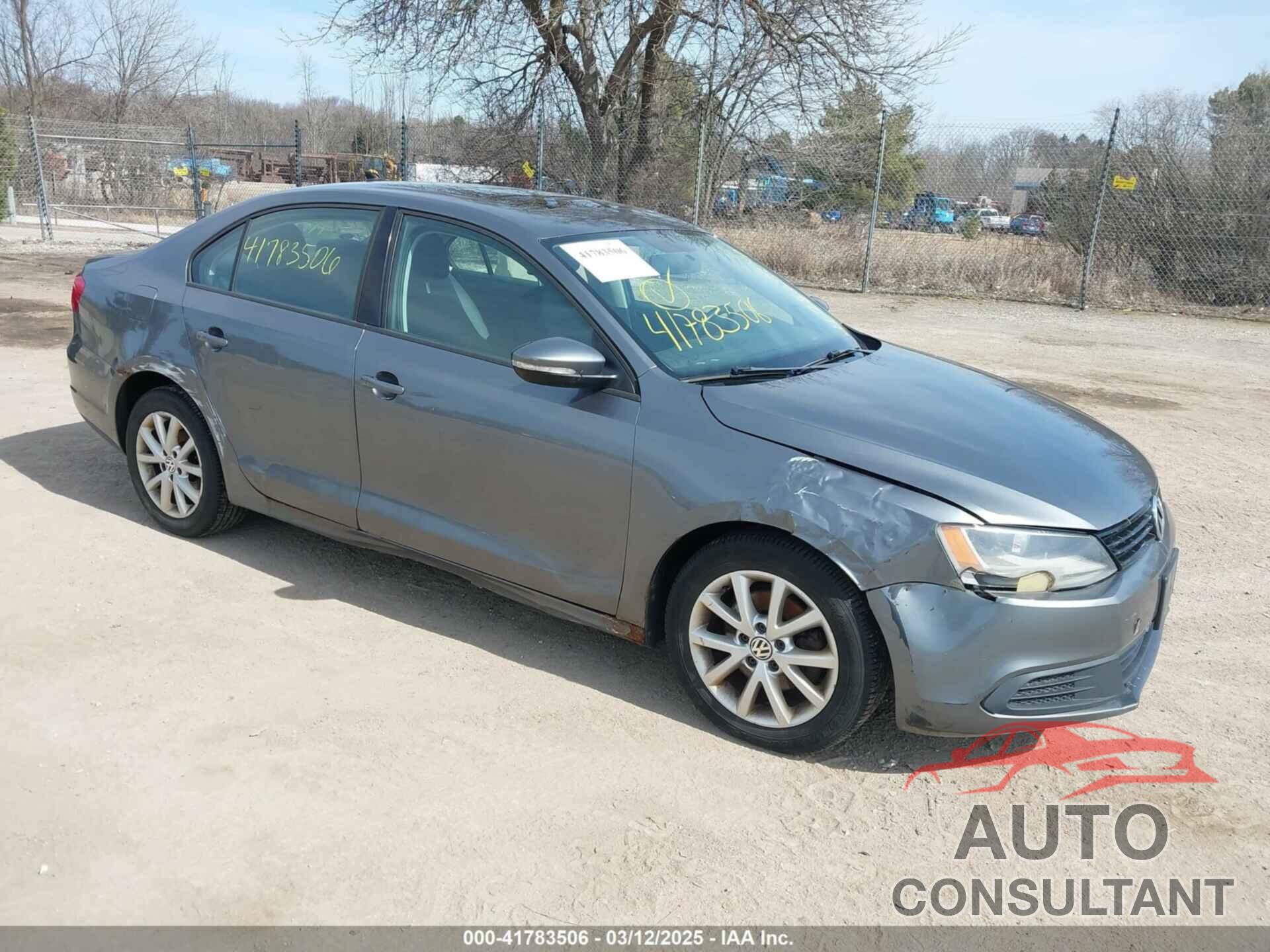 VOLKSWAGEN JETTA 2012 - 3VWDP7AJ9CM361027