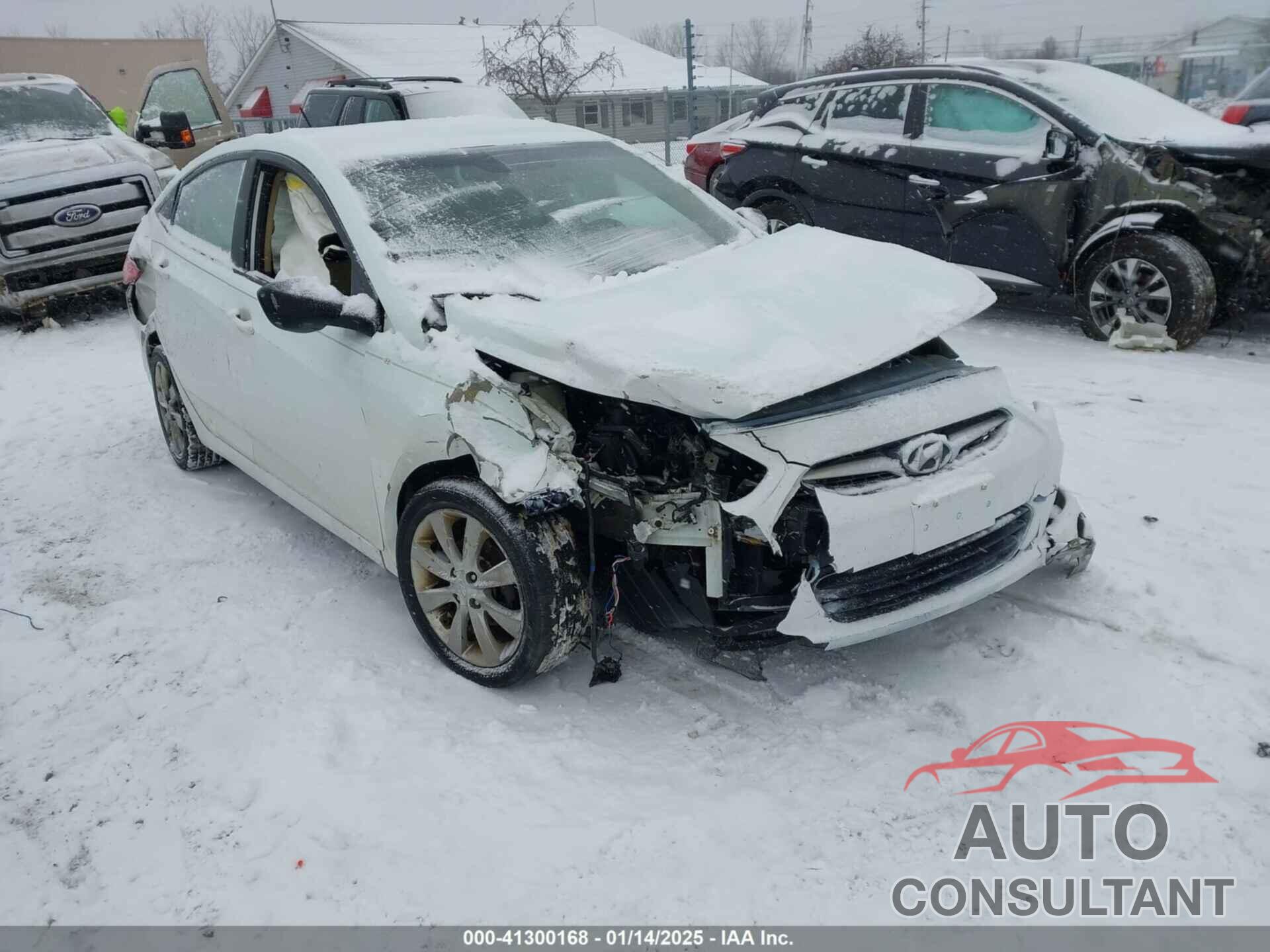 HYUNDAI ACCENT 2012 - KMHCU4AE0CU041983