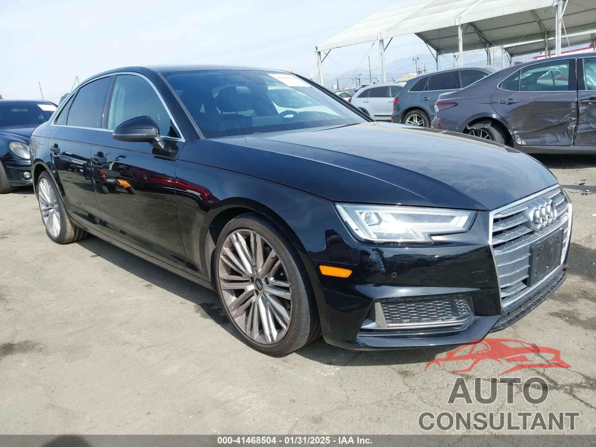 AUDI A4 2019 - WAUHMAF49KN008950