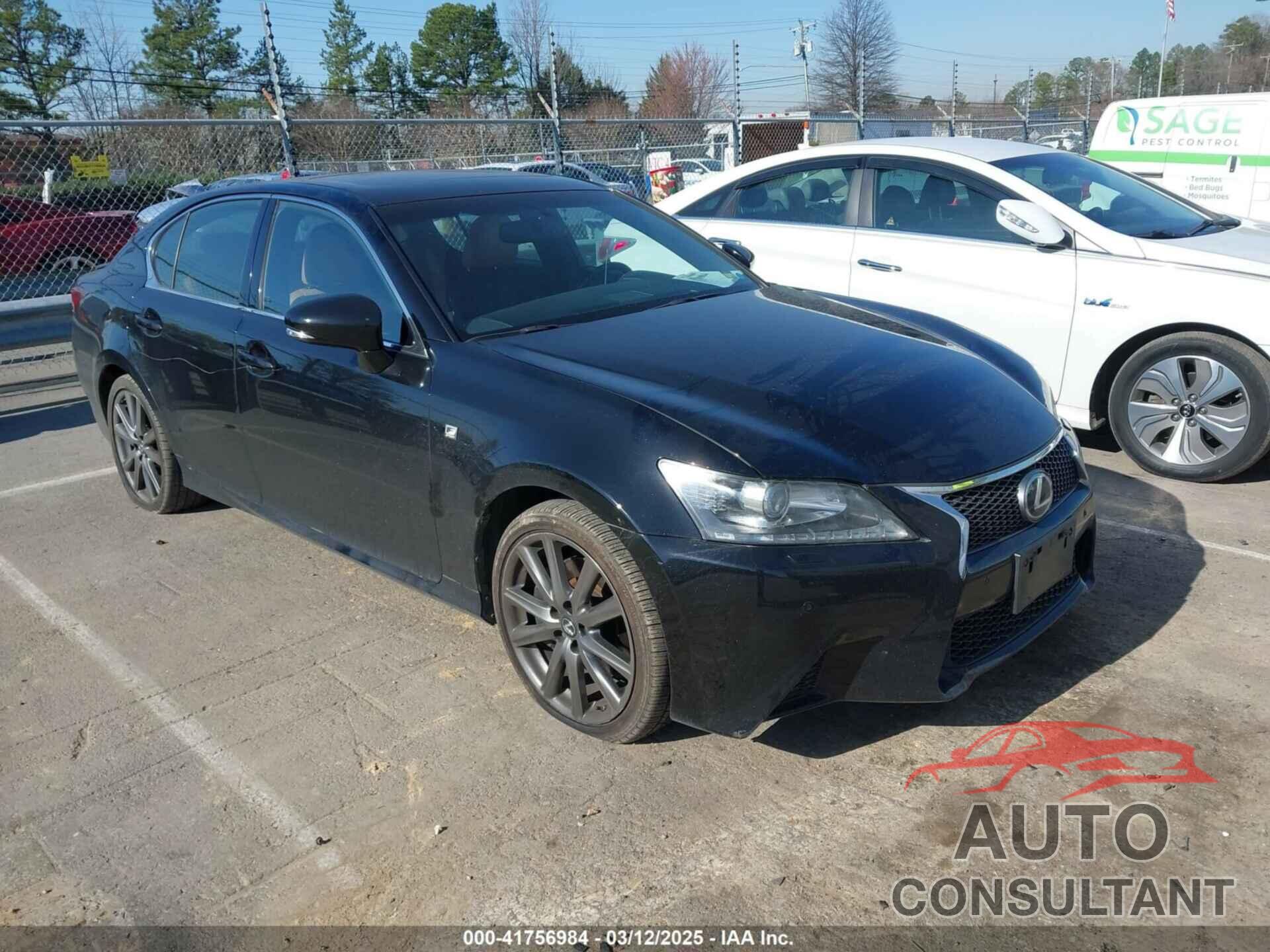 LEXUS GS 350 2013 - JTHCE1BL1D5015481