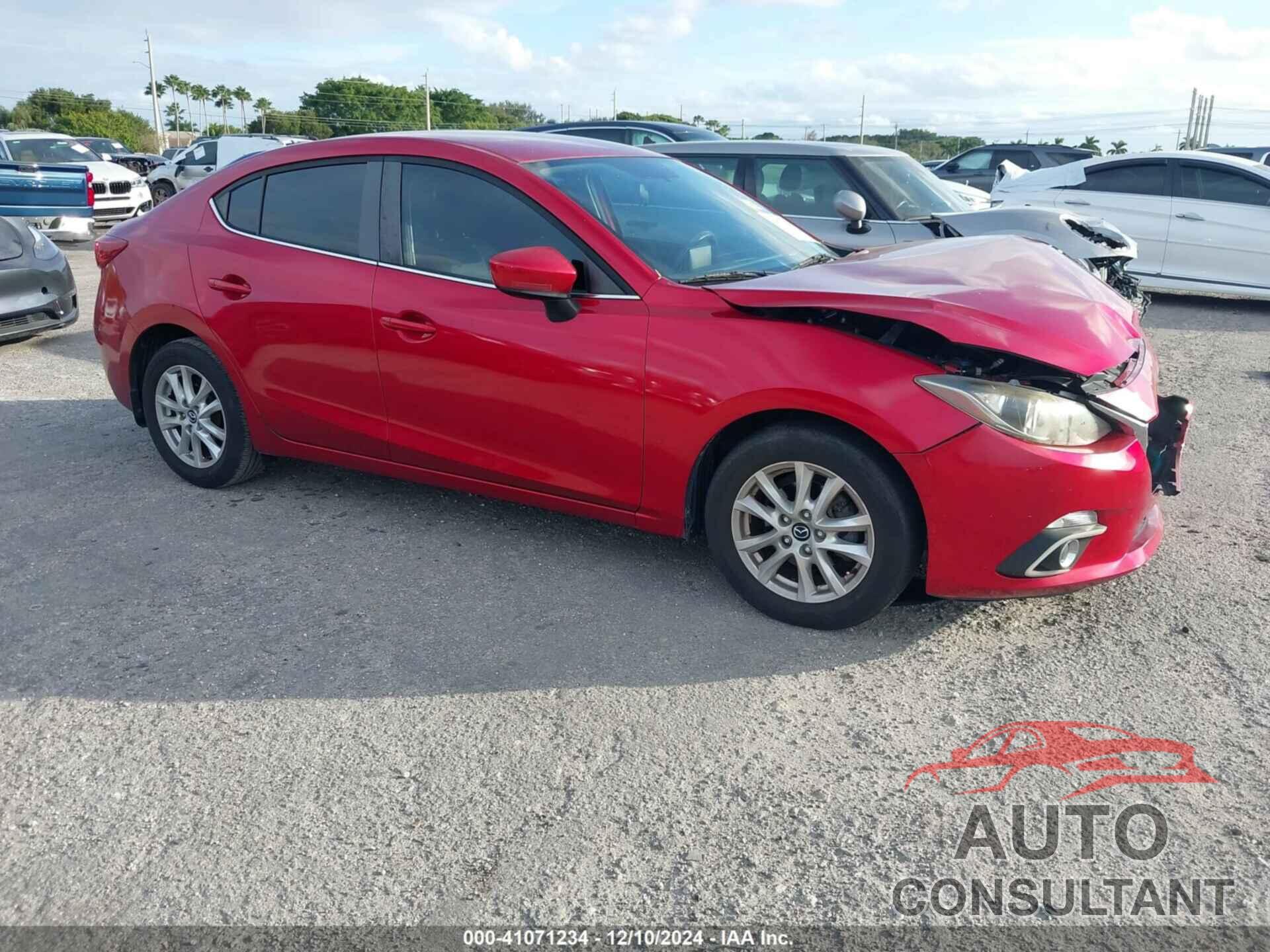 MAZDA MAZDA3 2016 - JM1BM1U73G1341150