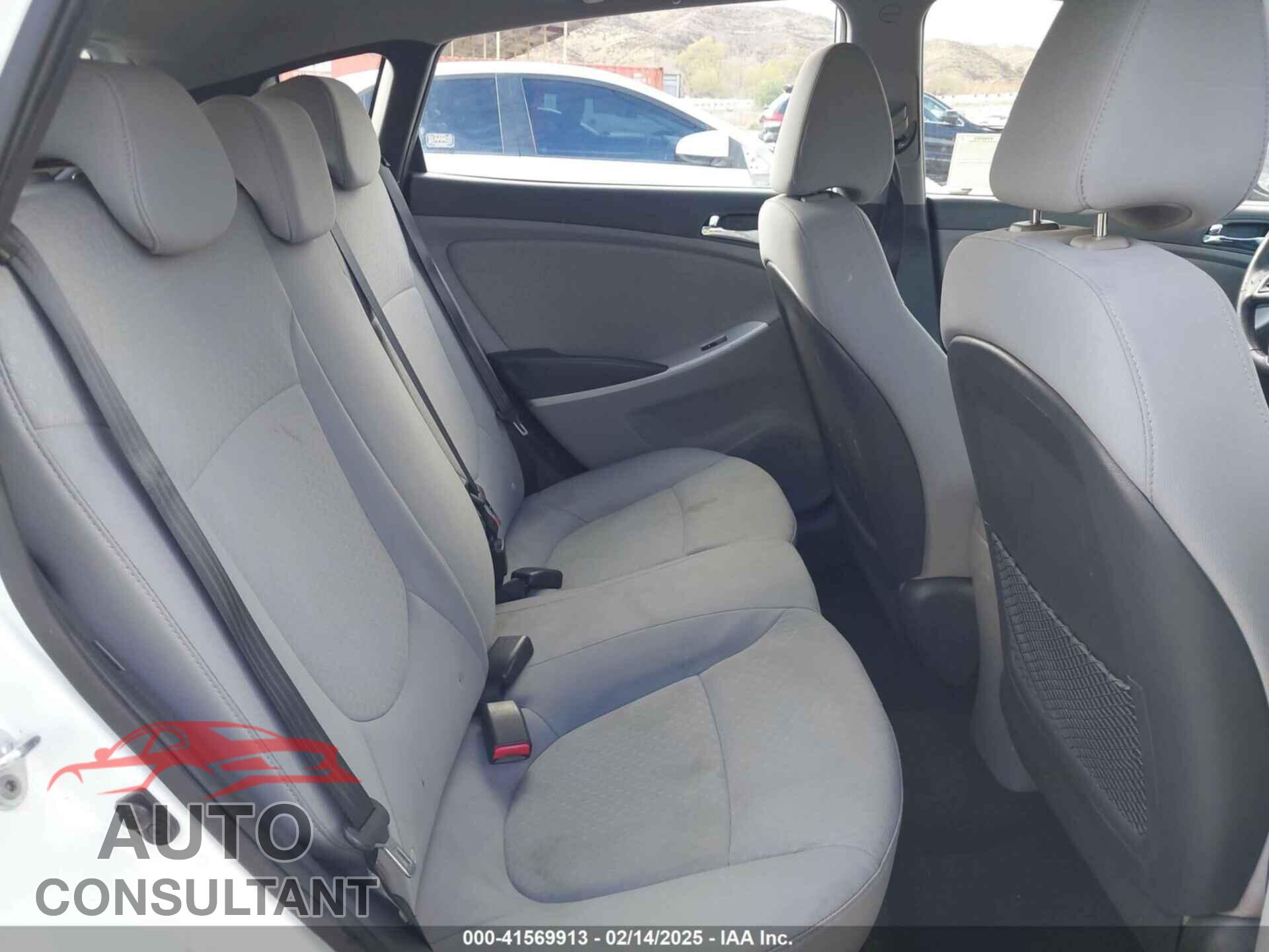 HYUNDAI ACCENT 2013 - KMHCU5AE6DU079600
