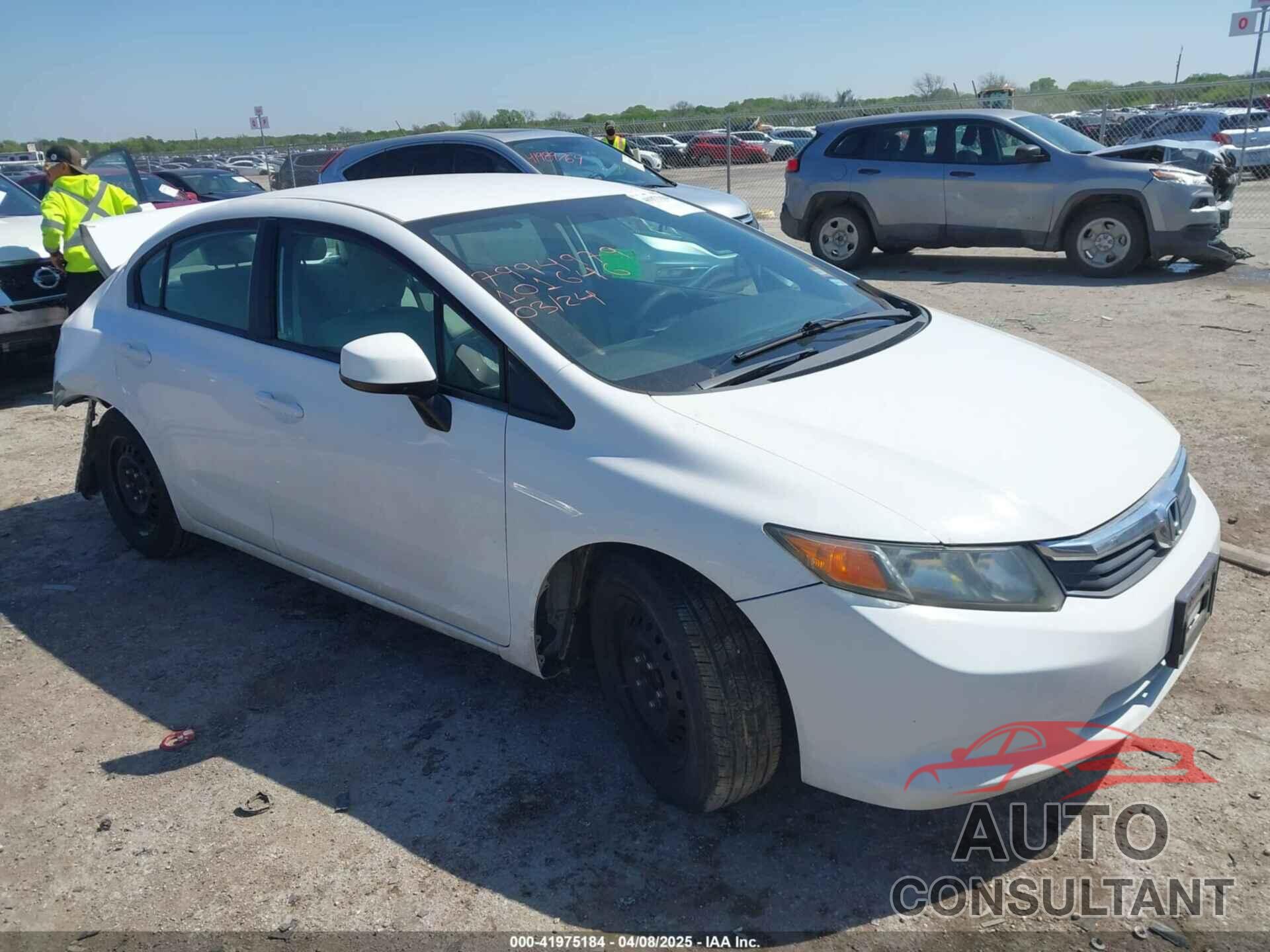 HONDA CIVIC 2012 - 19XFB2F55CE101646