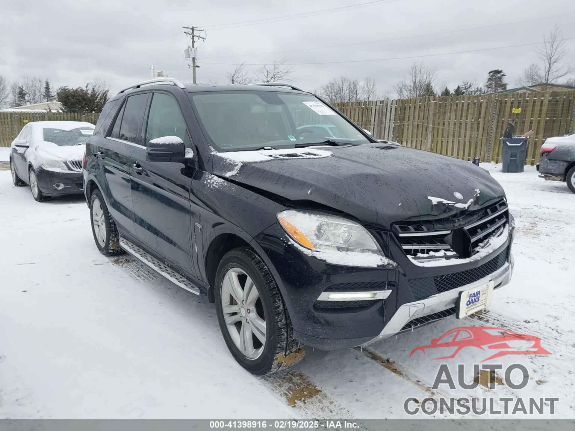 MERCEDES-BENZ ML 350 2012 - 4JGDA5HB6CA020040