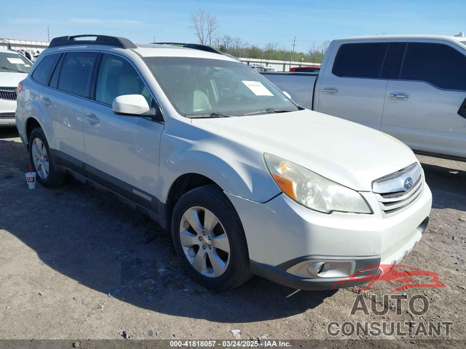 SUBARU OUTBACK 2010 - 4S4BRCKC5A3310521