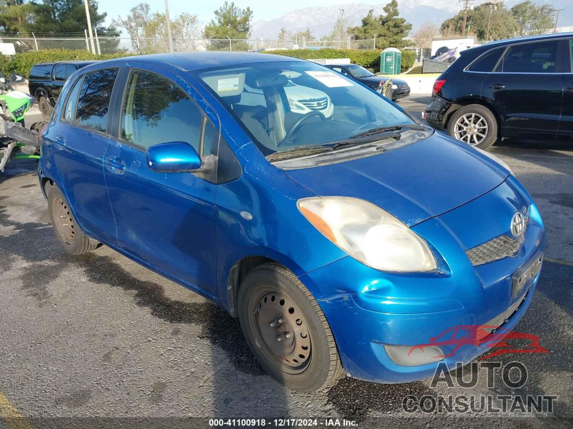 TOYOTA YARIS 2010 - JTDKT4K38A5279622